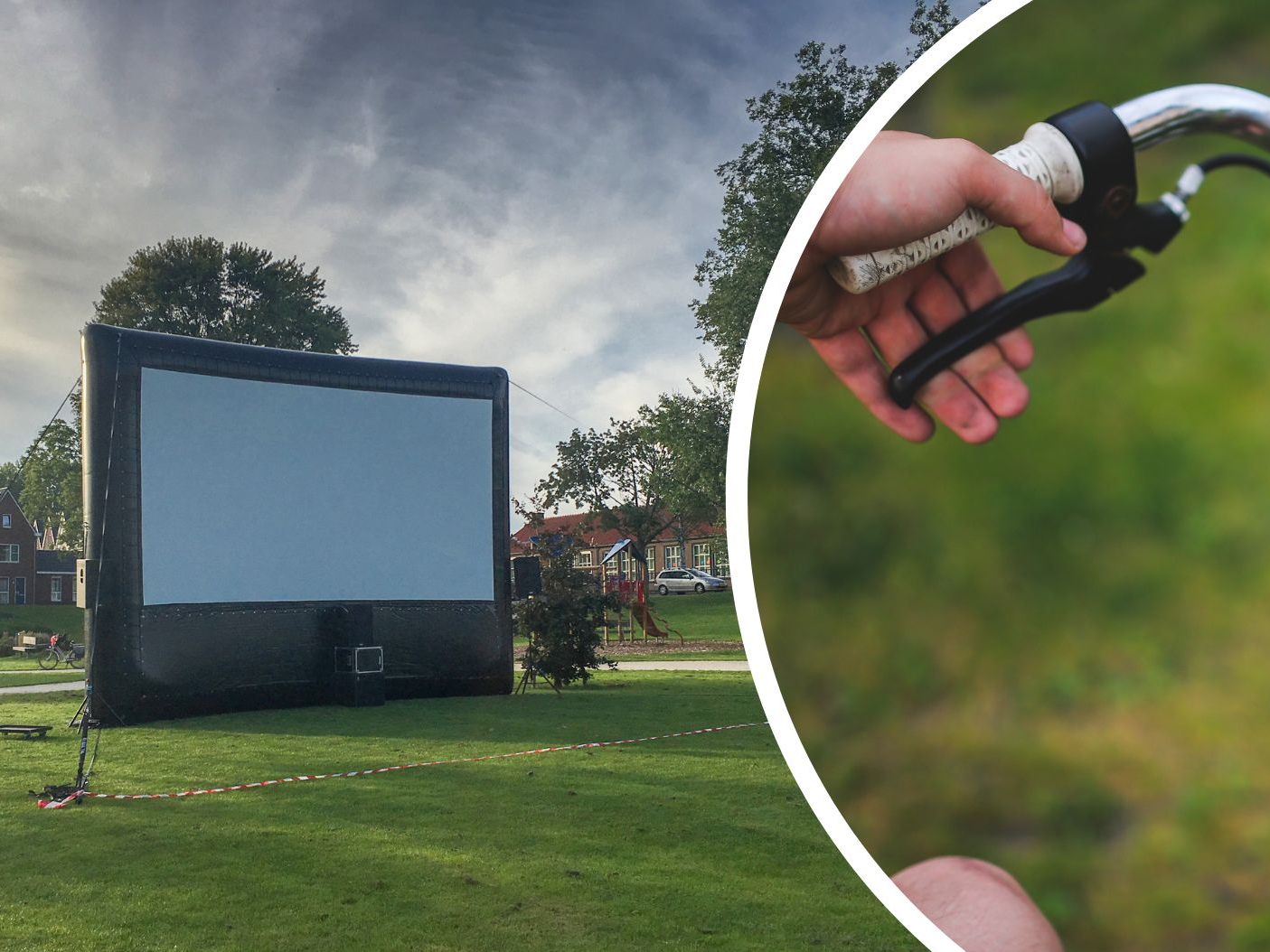 Beim Projekt "Kurbeln statt Schwurbeln" sollen Fahrradfahrer die Energie für ein Open Air-Kino erzeugen.