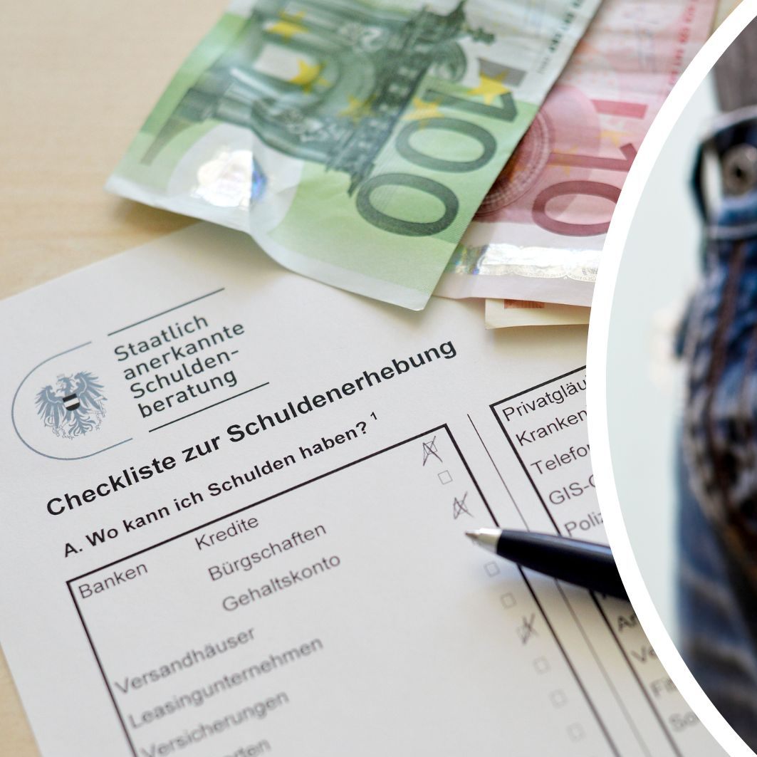 Durch die Teuerung stieg die Anzahl der Überschuldungen in Österreich.