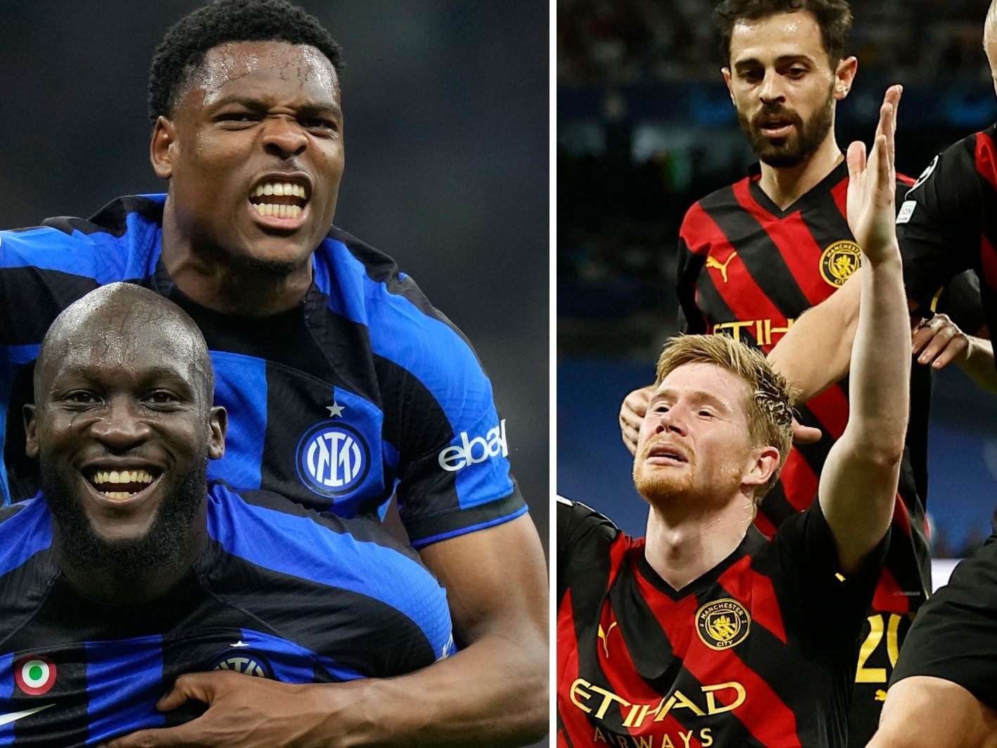 Inter Mailand und Manchester City treffen im CL-Finale aufeinander.