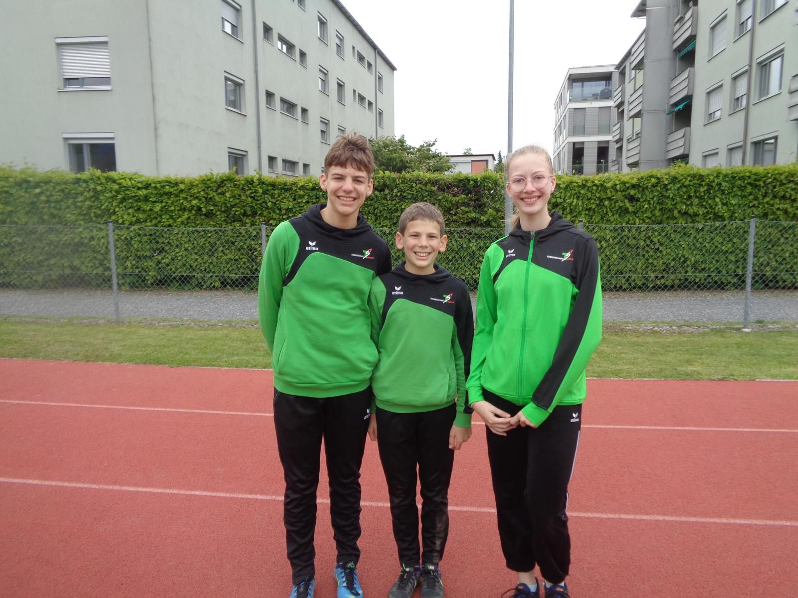 Alex, Ben und Vanessa von der TS-Weiler
