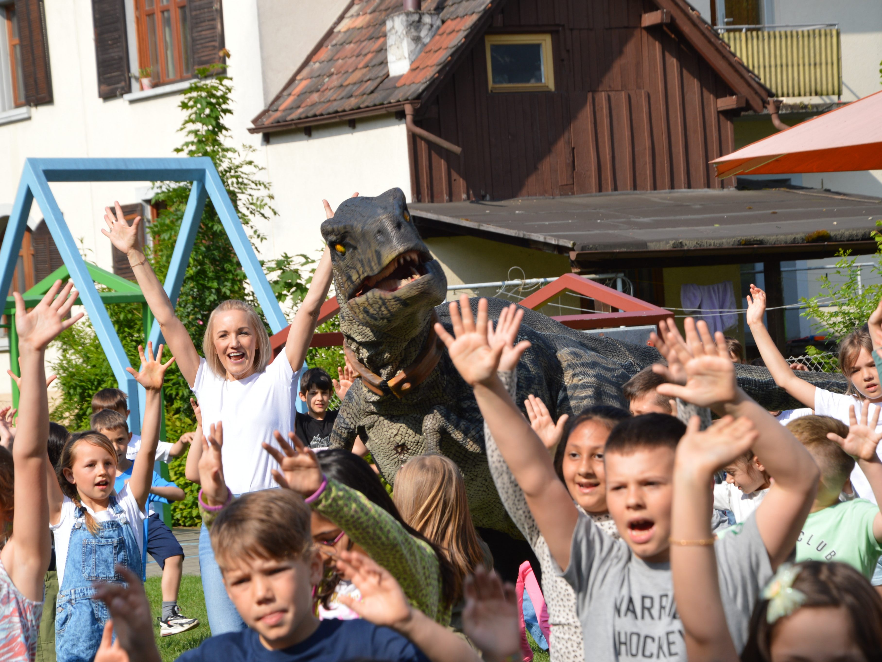 Der Elternverein der VS Rheindorf lud zum Schulfest.