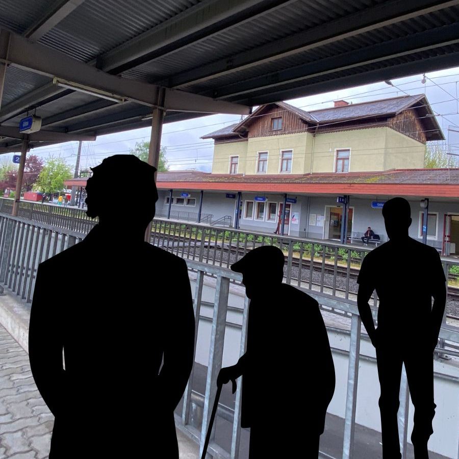 Wie sicher fühlen sich Götzner an ihrem Bahnhof?