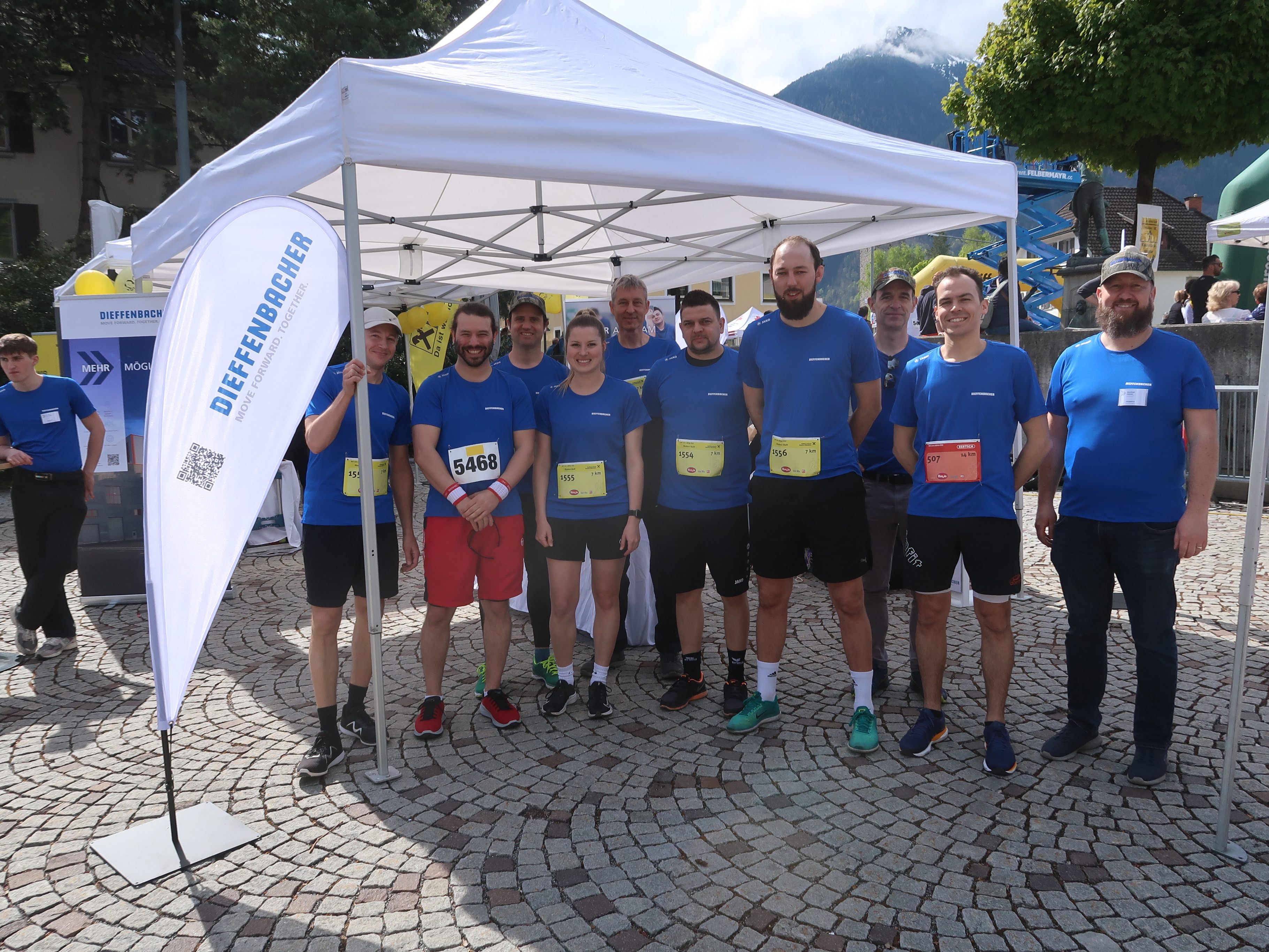 Das Dieffenbacher Energy Team bei "Bludenz läuft"