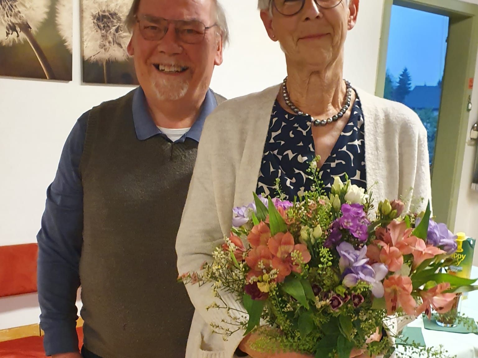 Egon Wehinger mit Obfrau Gusti Giesinger Egon Wehinger mit Obfrau Gusti Giesinger