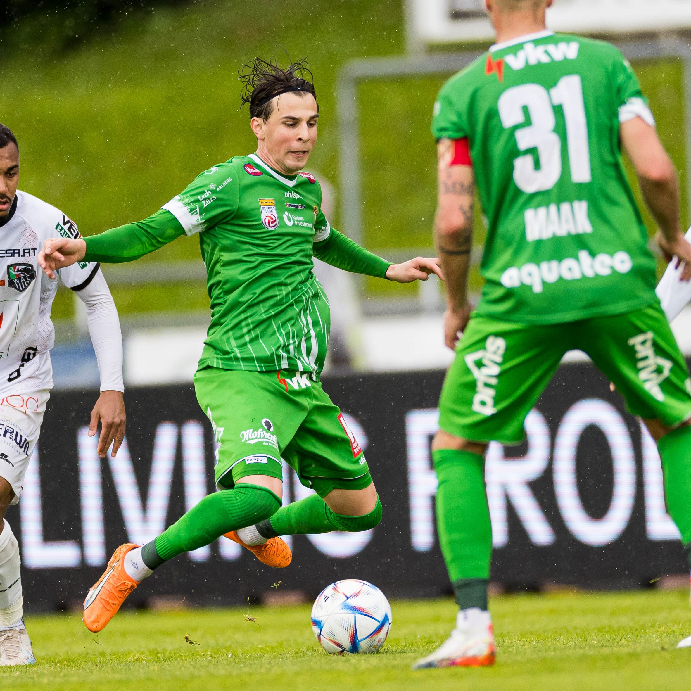 Lukas Fridrikas war auch heute einer der Aktivposten der Austria.