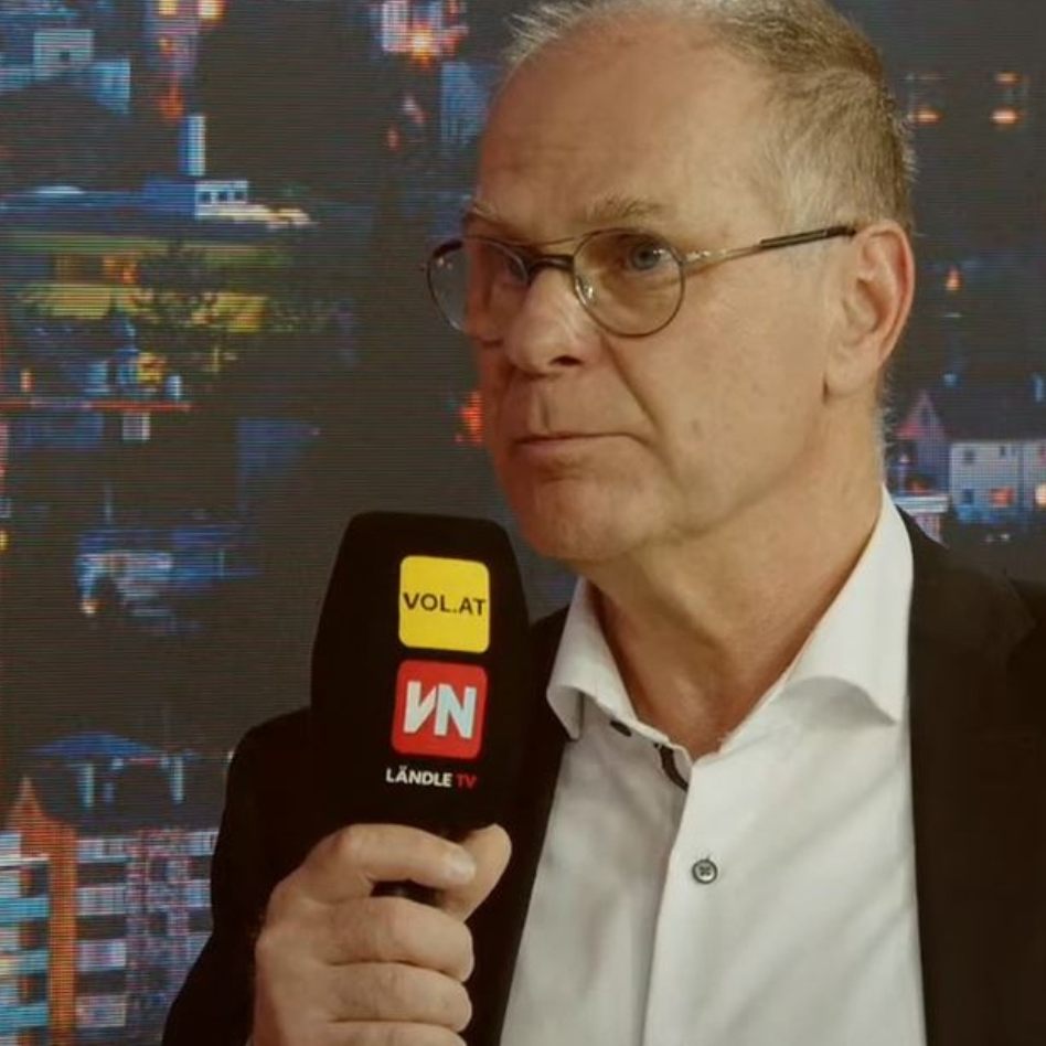 Julius Moosbrugger, Spartenobmann für den Lebensmittelhandel in der Vorarlberger Wirtschaftskammer, war zu Gast bei "Vorarlberg LIVE".