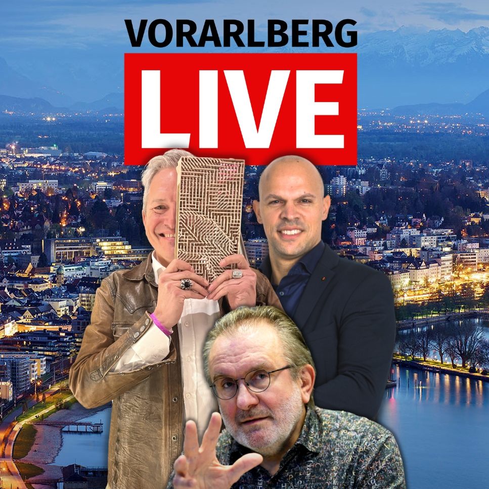 Stefan Grabher und Fritz Hausjell zu Gast bei "Vorarlberg LIVE".