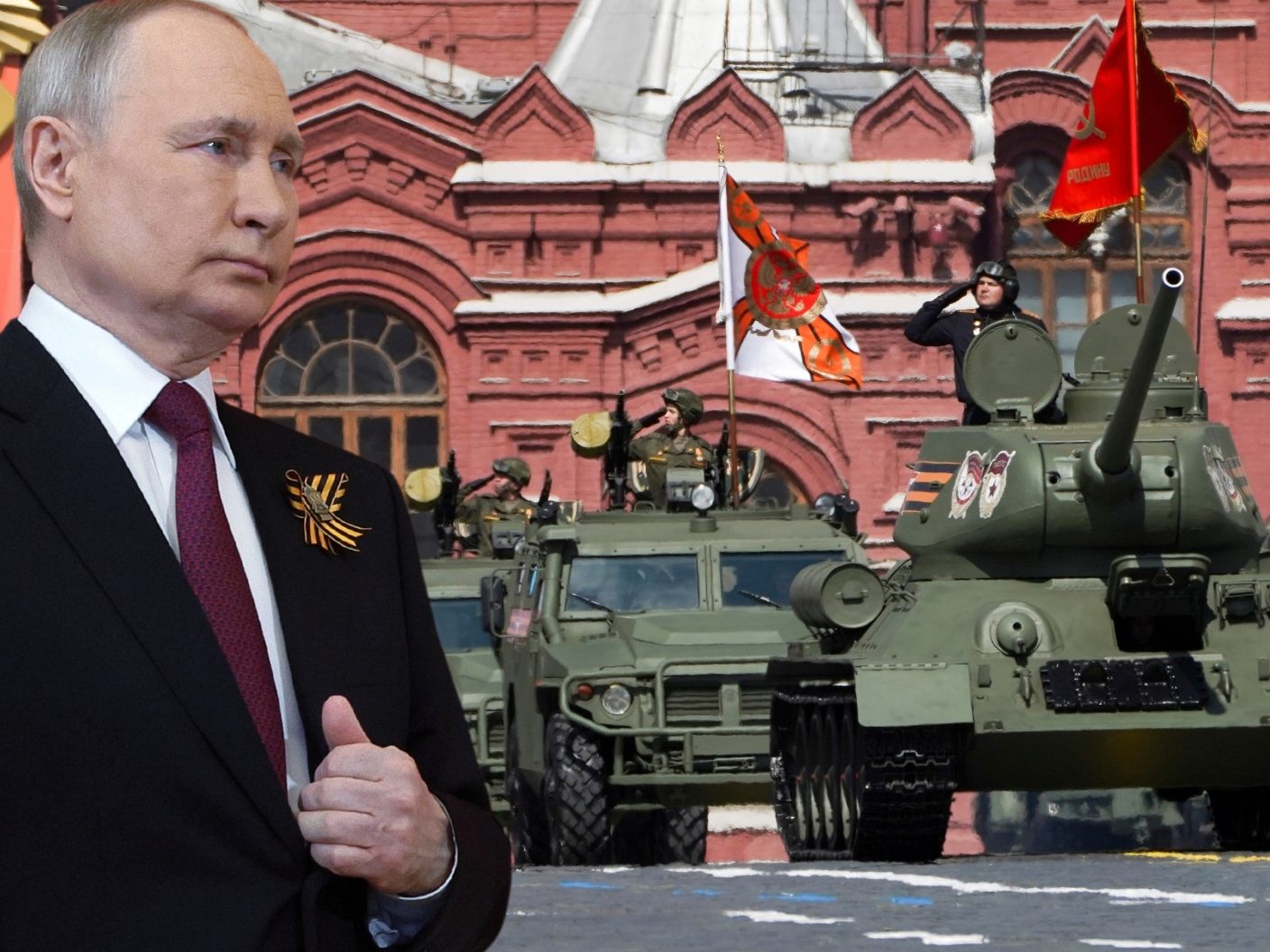 Putin: "Gegen unser Vaterland wurde ein echter Krieg entfesselt".