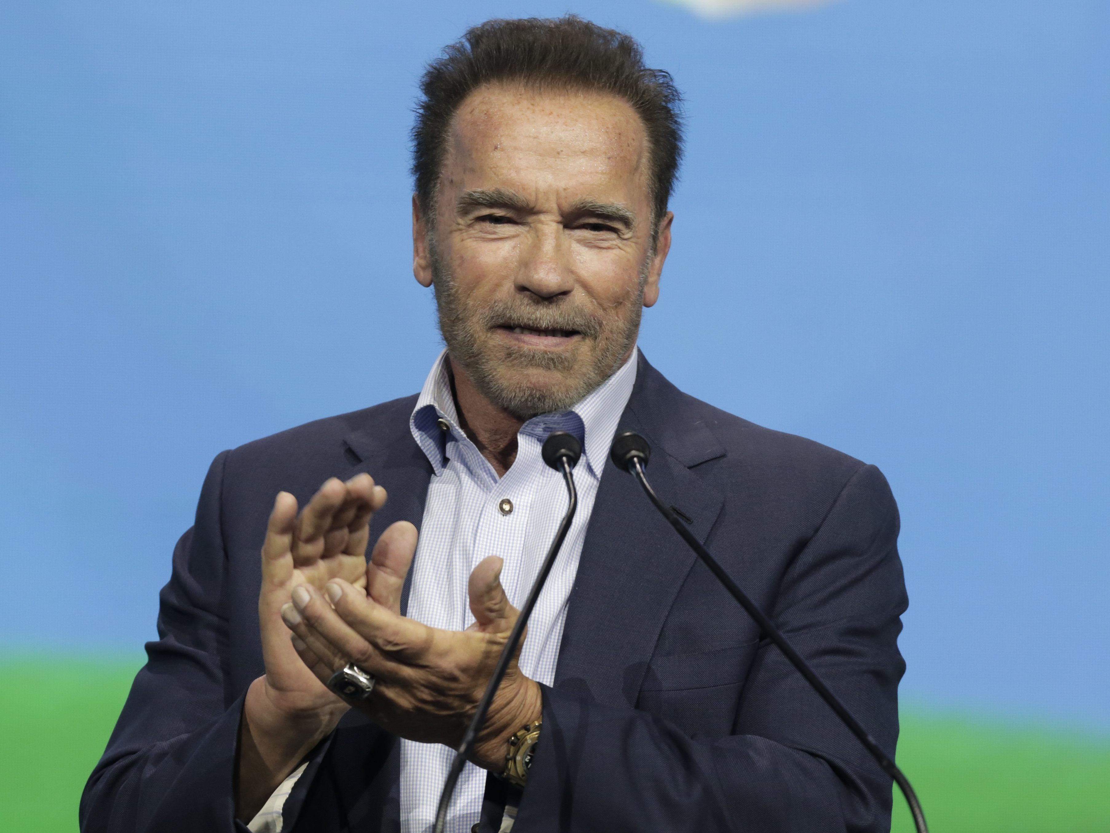 Gastgeber des "Austrian World Summits" in Wien ist Arnold Schwarzenegger. Den Liveblog gibt es auf VIENNA.at. Gastgeber des "Austrian World Summits" in Wien ist Arnold Schwarzenegger. Den Liveblog gibt es auf VIENNA.at.