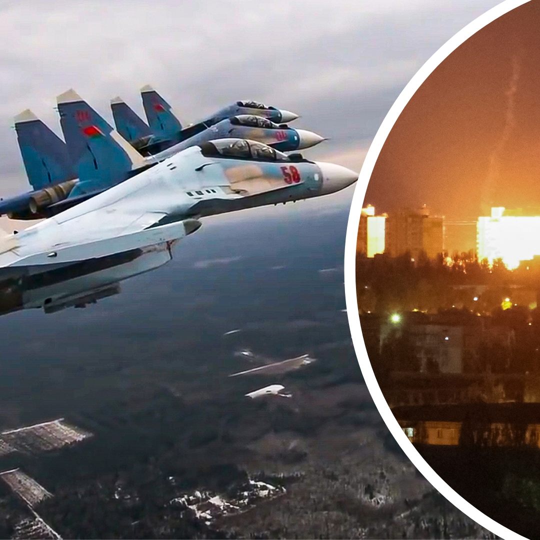 Stundenlanger Luftalarm im größten Teil des Landes, Explosionen und Feuer.