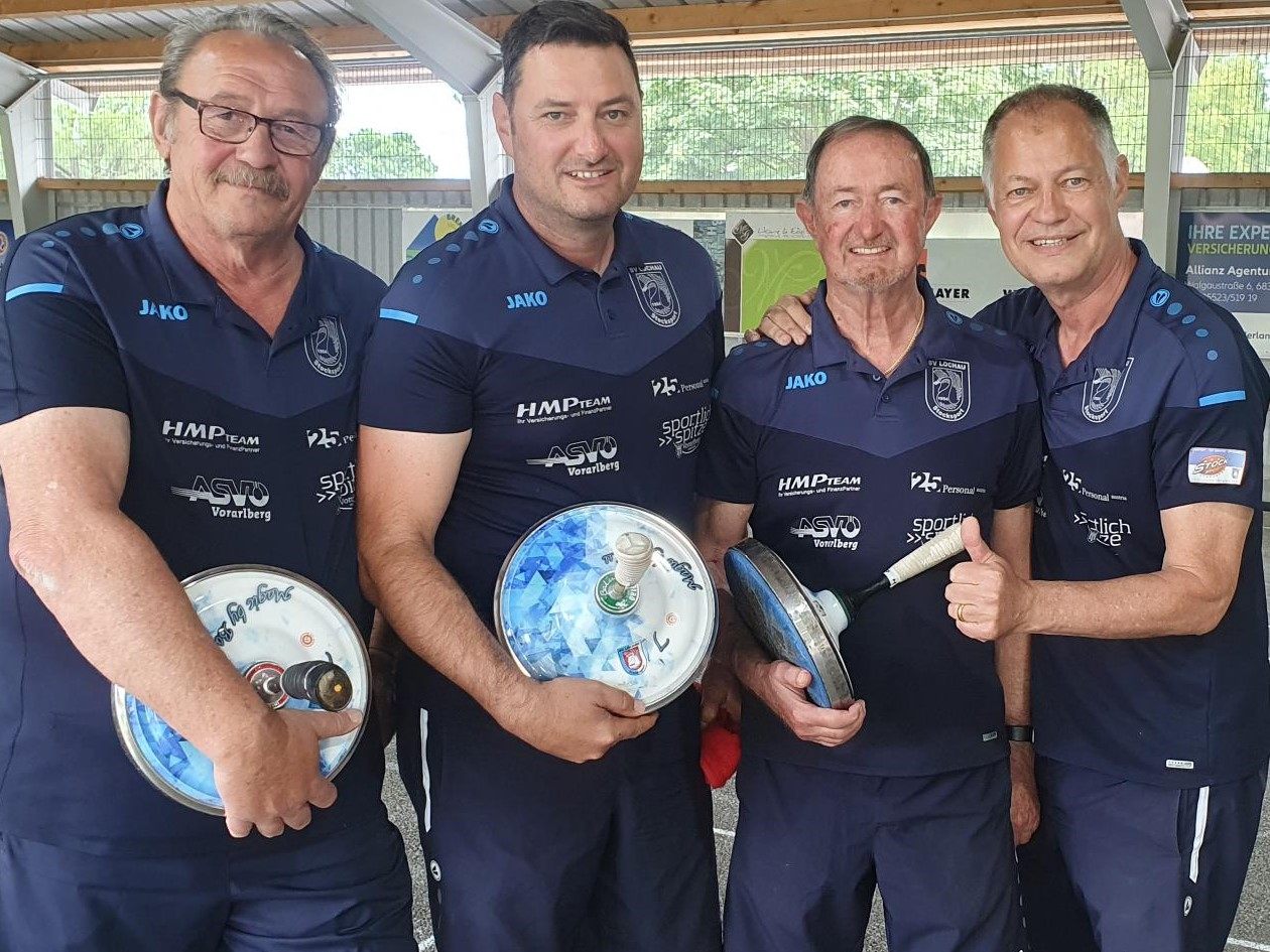 Wilfried Mallin, Stefan und Erich Pienz, Christoph Sohm (v.l.n.r.)