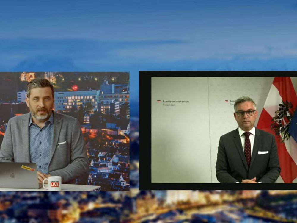 Finanzminister Brunner bei "Vorarlberg LIVE"