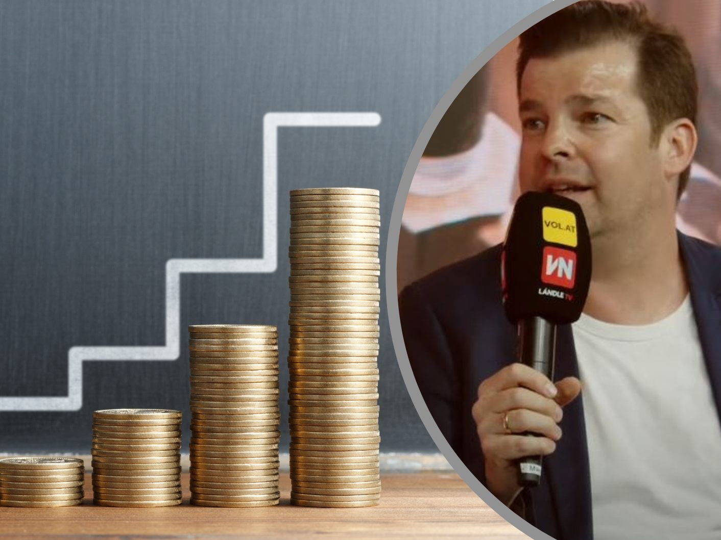 Mathias Burtscher bei "Vorarlberg LIVE".