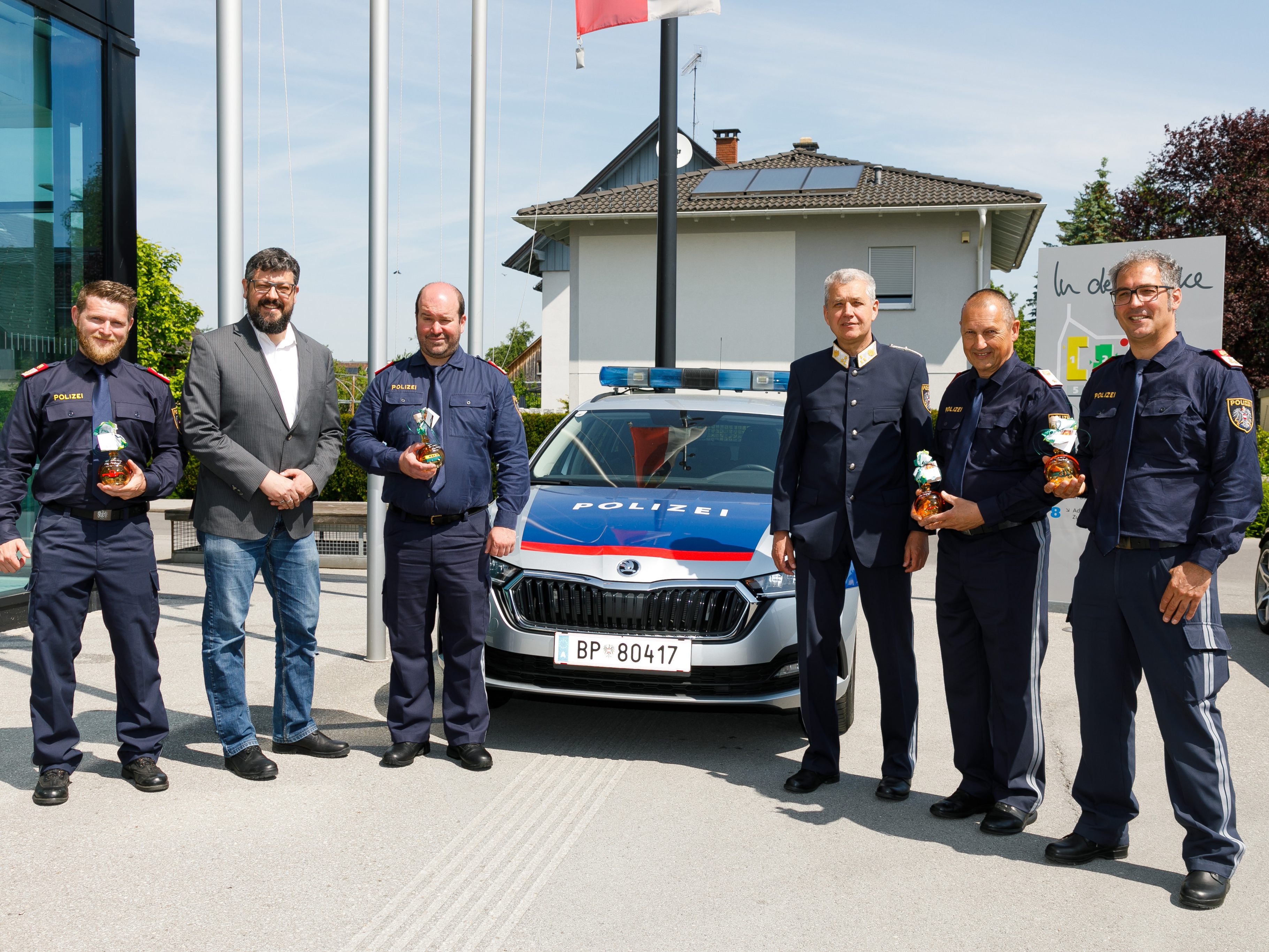 Verstärkung für die Polizei.