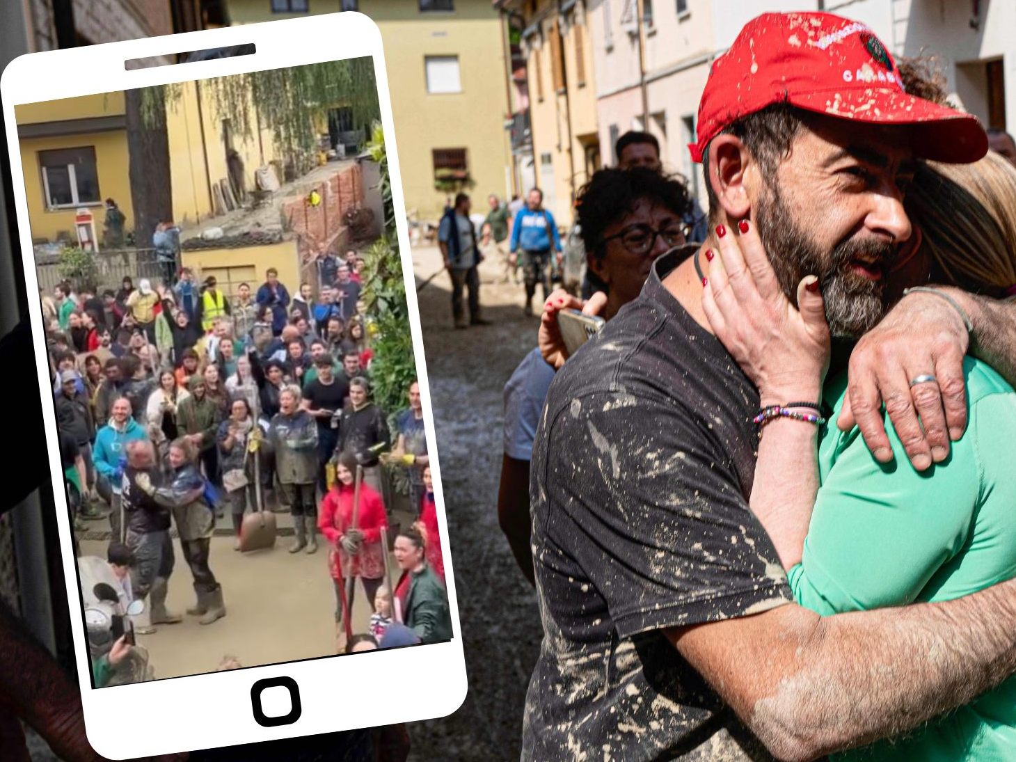Die italienische Ministerpräsidentin Giorgia Meloni besuchte die von Überschwemmungen hart getroffene Region. Die italienische Ministerpräsidentin Giorgia Meloni besuchte die von Überschwemmungen hart getroffene Region.