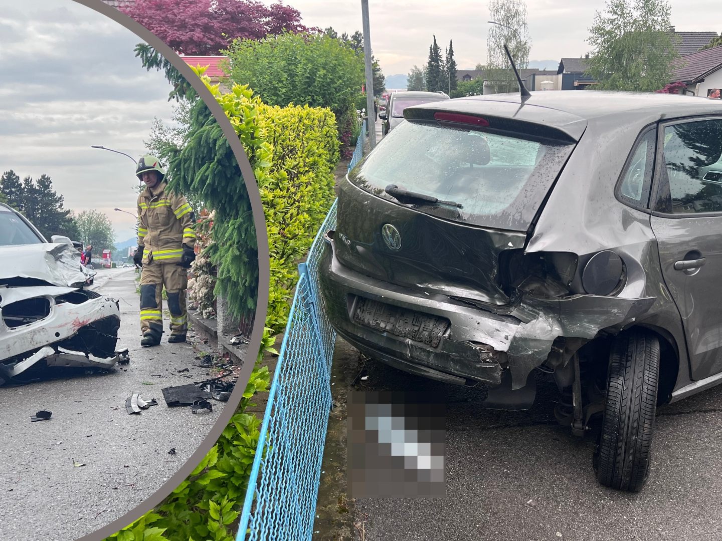 In Hard kam es am Samstag zu einem schweren Verkehrsunfall. In Hard kam es am Samstag zu einem schweren Verkehrsunfall.