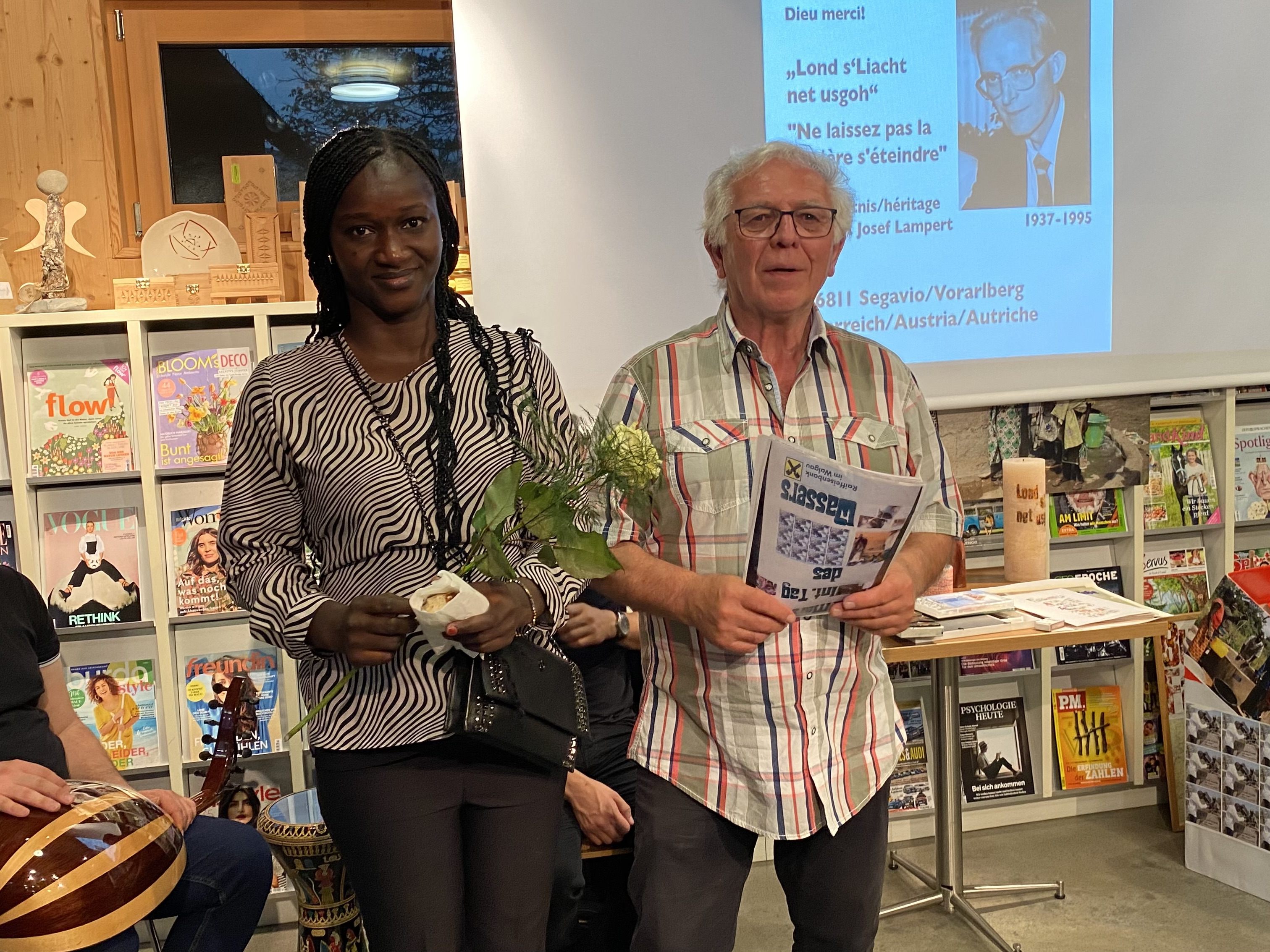 Gute Zusammenarbeit in diesem wichtigen Projekt zwischen Denise Tankoano und Heribert Gut. Gute Zusammenarbeit in diesem wichtigen Projekt zwischen Denise Tankoano und Heribert Gut.