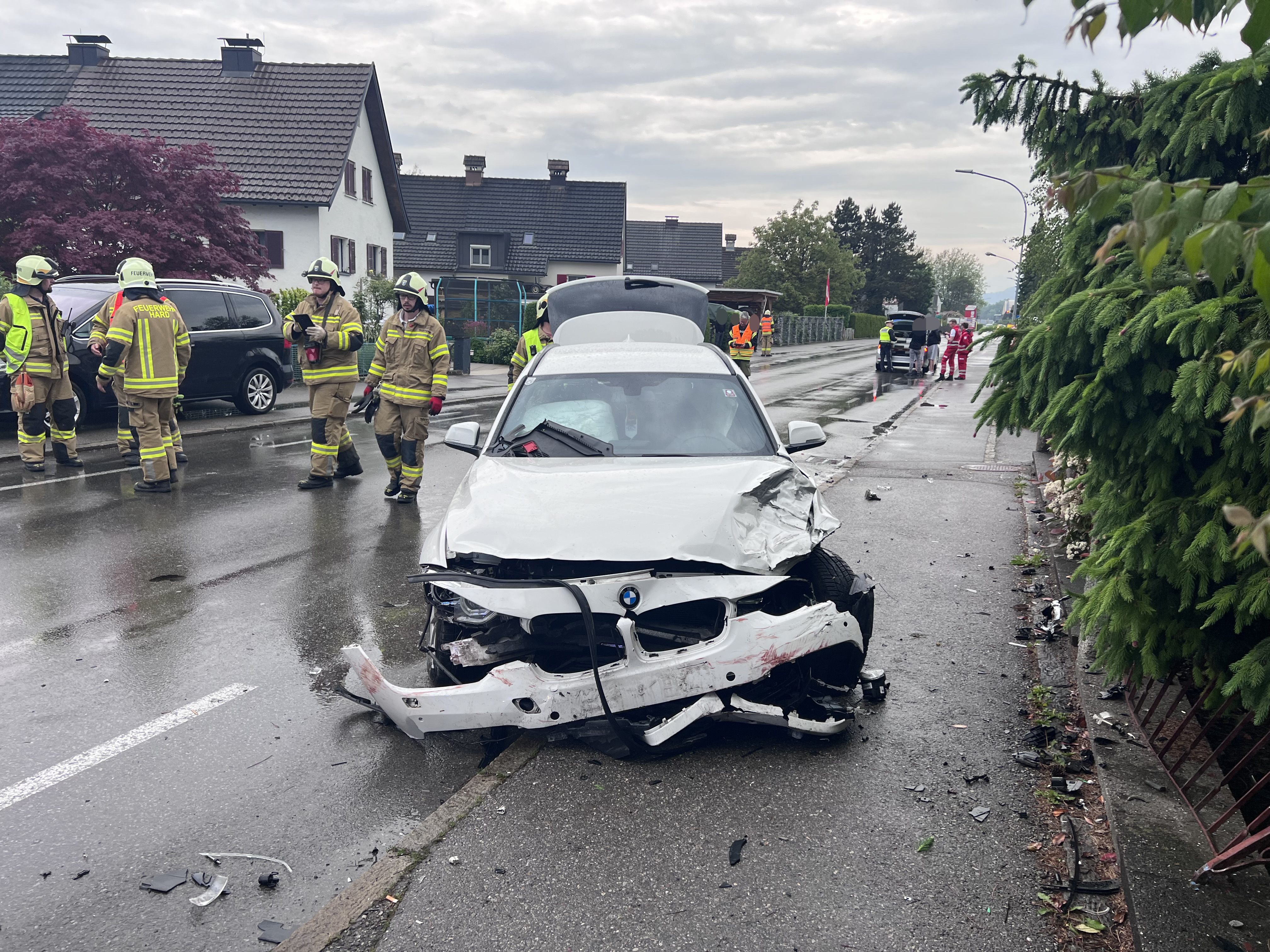 Unfall in Hard.