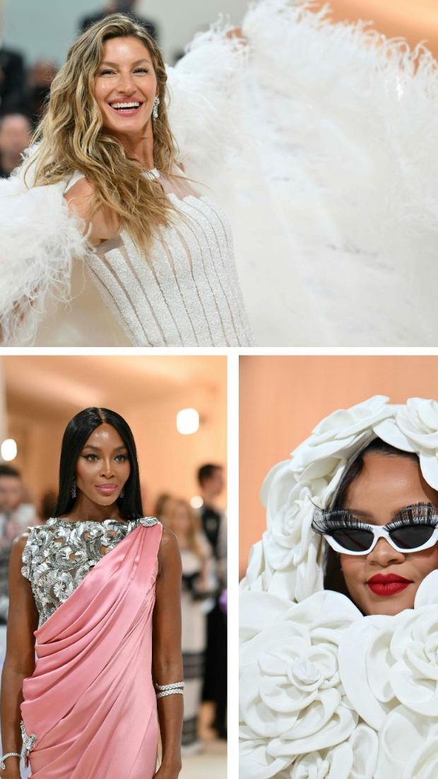 Gala ganz im Zeichen des deutschen Designers Karl Lagerfeld.