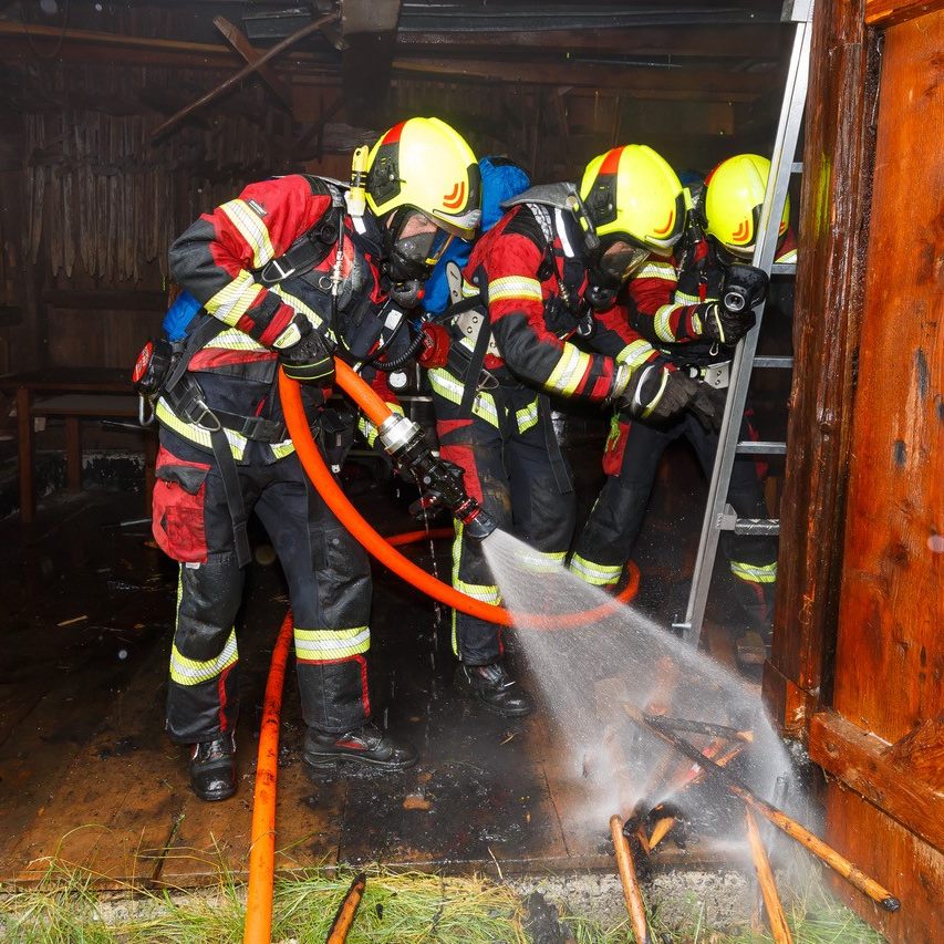 Brand in Thüringen.