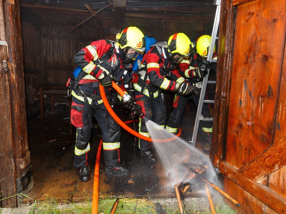 Brand in Thüringen.