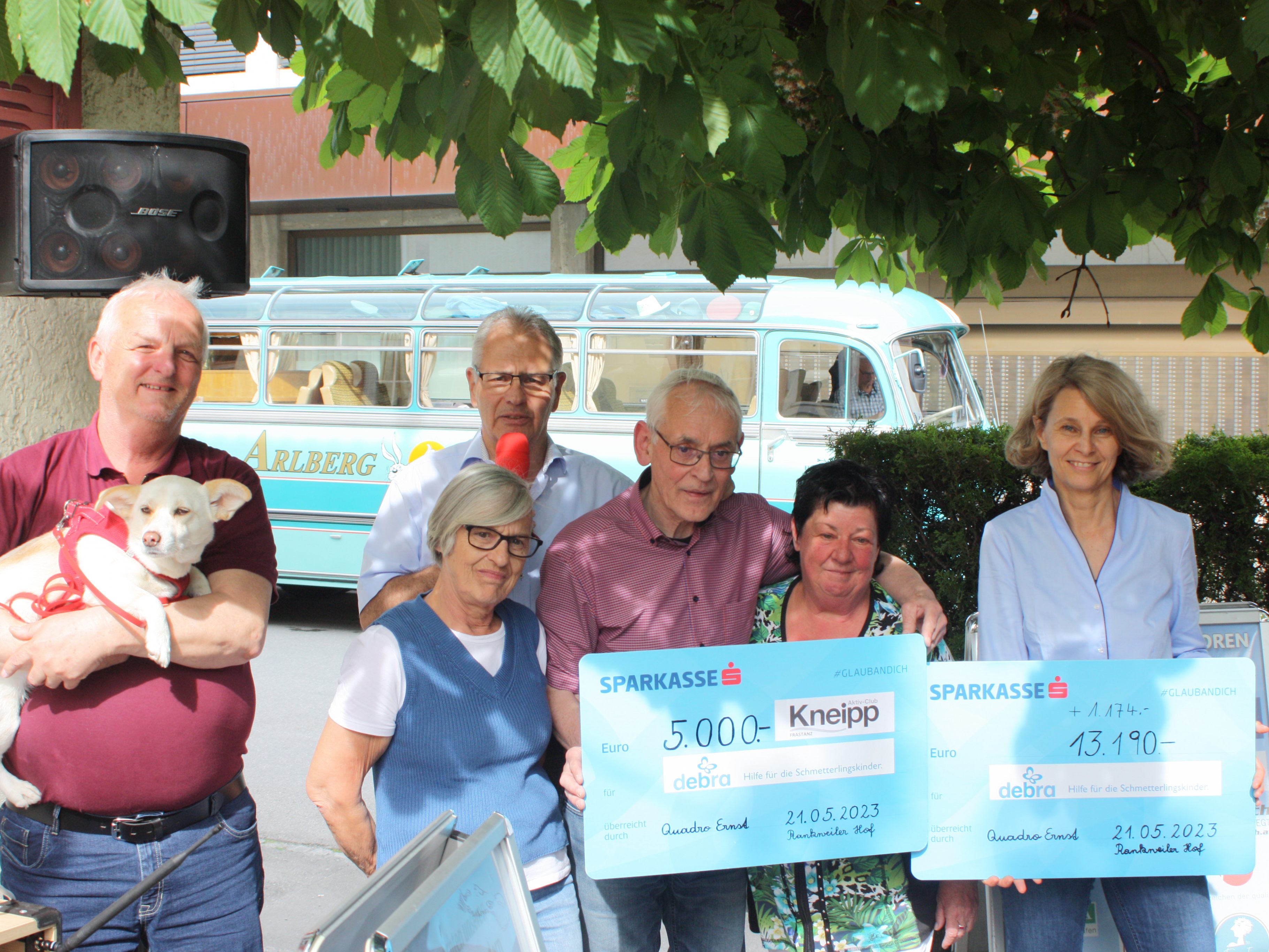 Norbert Hauser, Maria vom Kneipp Frastanz, Edgar Mayer, Quadro Ernst, Waltraud Hauser, Brigitte Schwarz