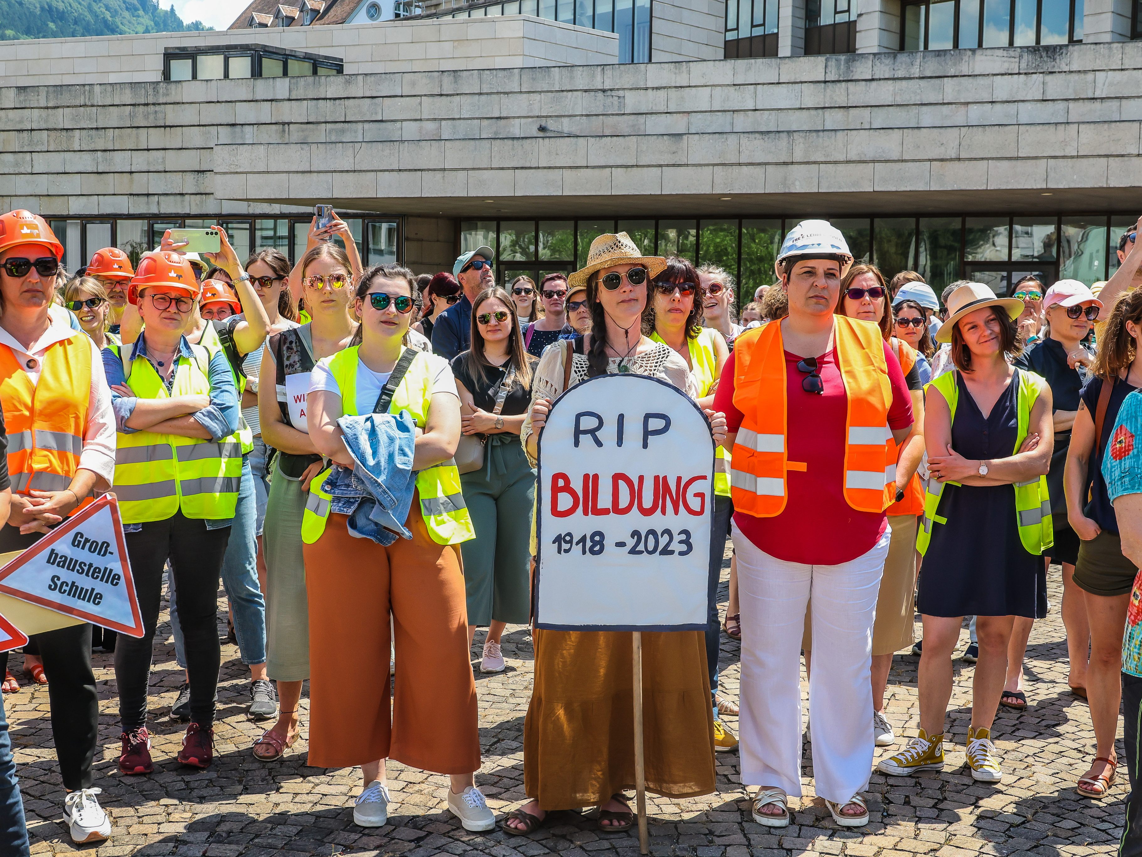 Proteste beim "Aktionstag Bildung"