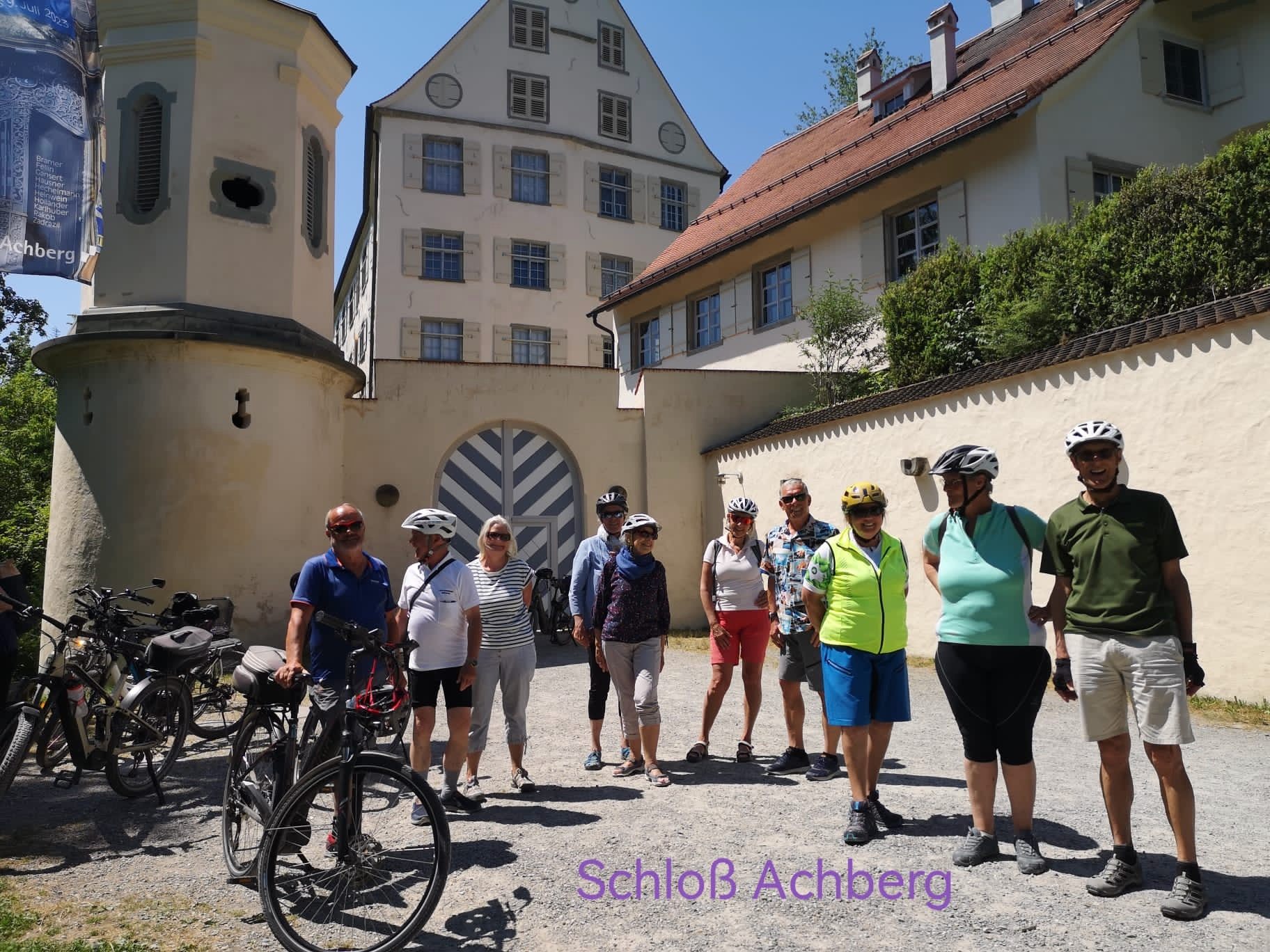 Zwischenstopp beim Schloss Achberg
