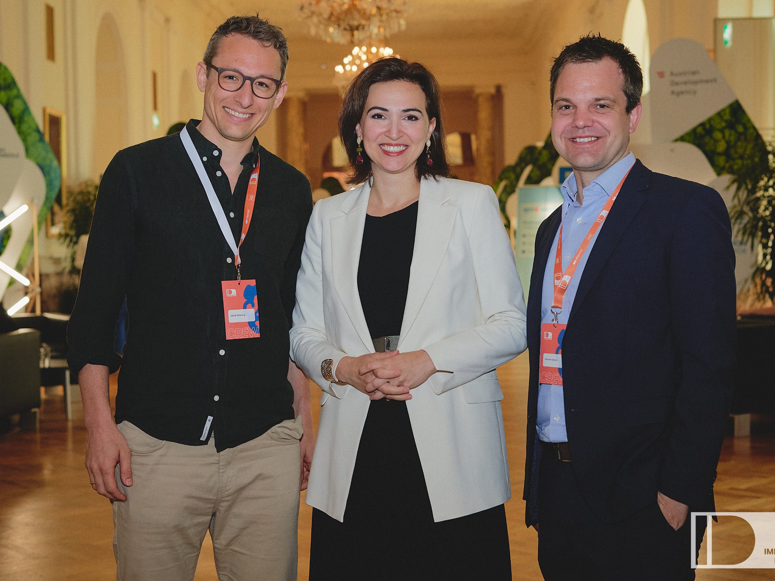 Justizministerin Alma Zadic (Grüne) hielt die Eröffnugnsrede bei den Impact Days 2023 in der Wiener Hofburg.