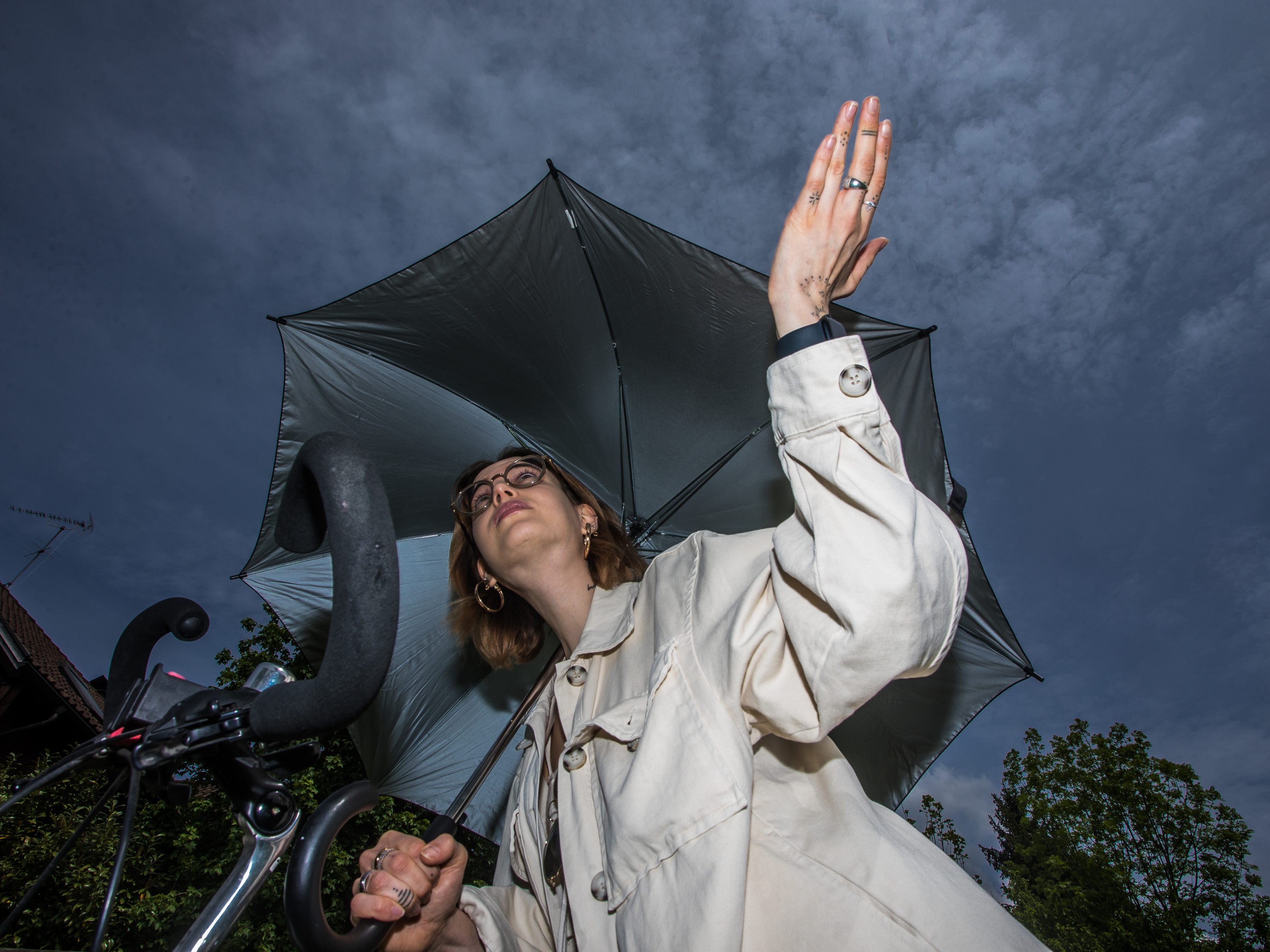 Starker Regen - vor allem am Freitag