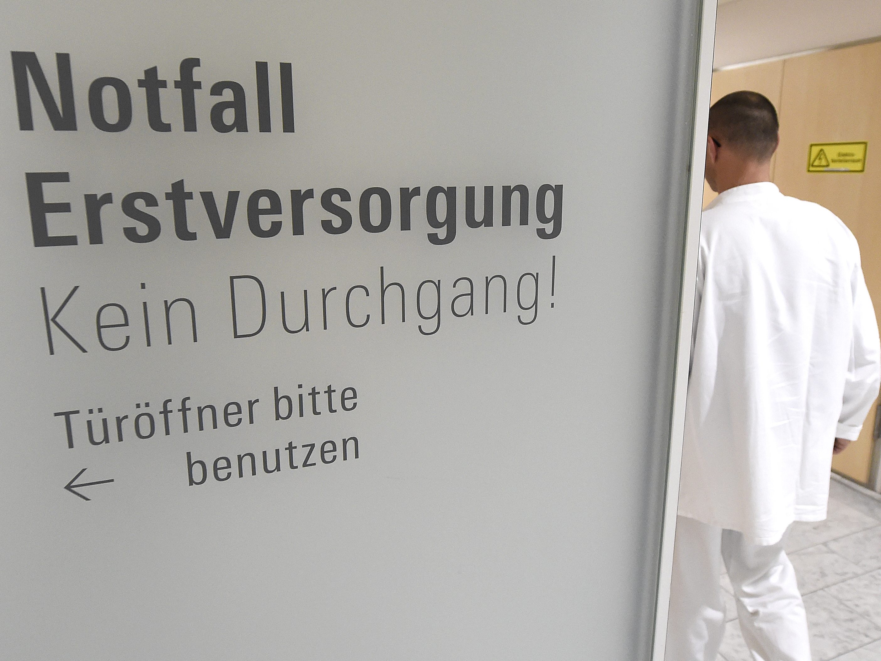 Die Notaufnahme der Klinik Ottakring wird bestreikt. Die Notaufnahme der Klinik Ottakring wird bestreikt.