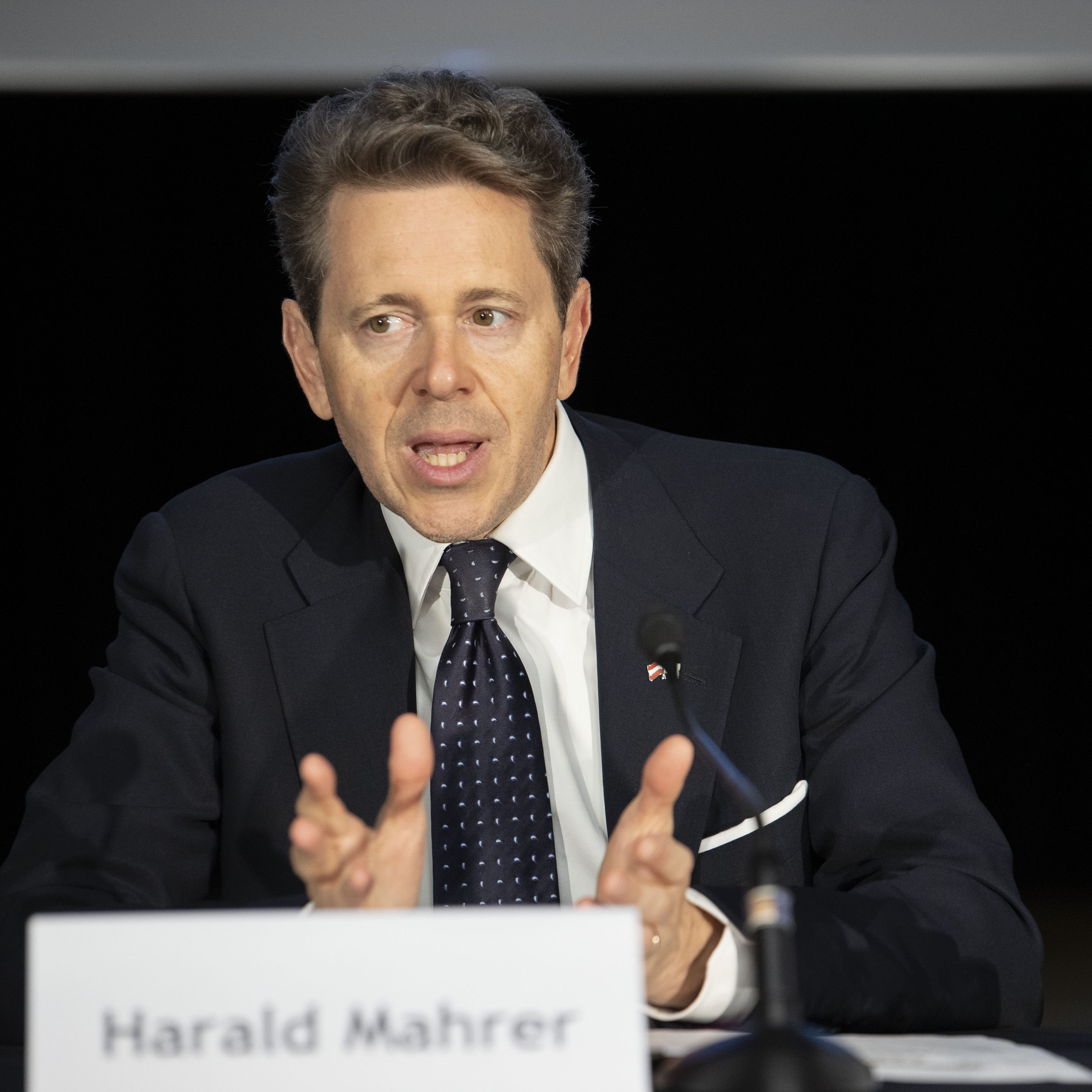Im Bild zu sehen: Wirtschaftskammerpräsident Harald Mahrer.