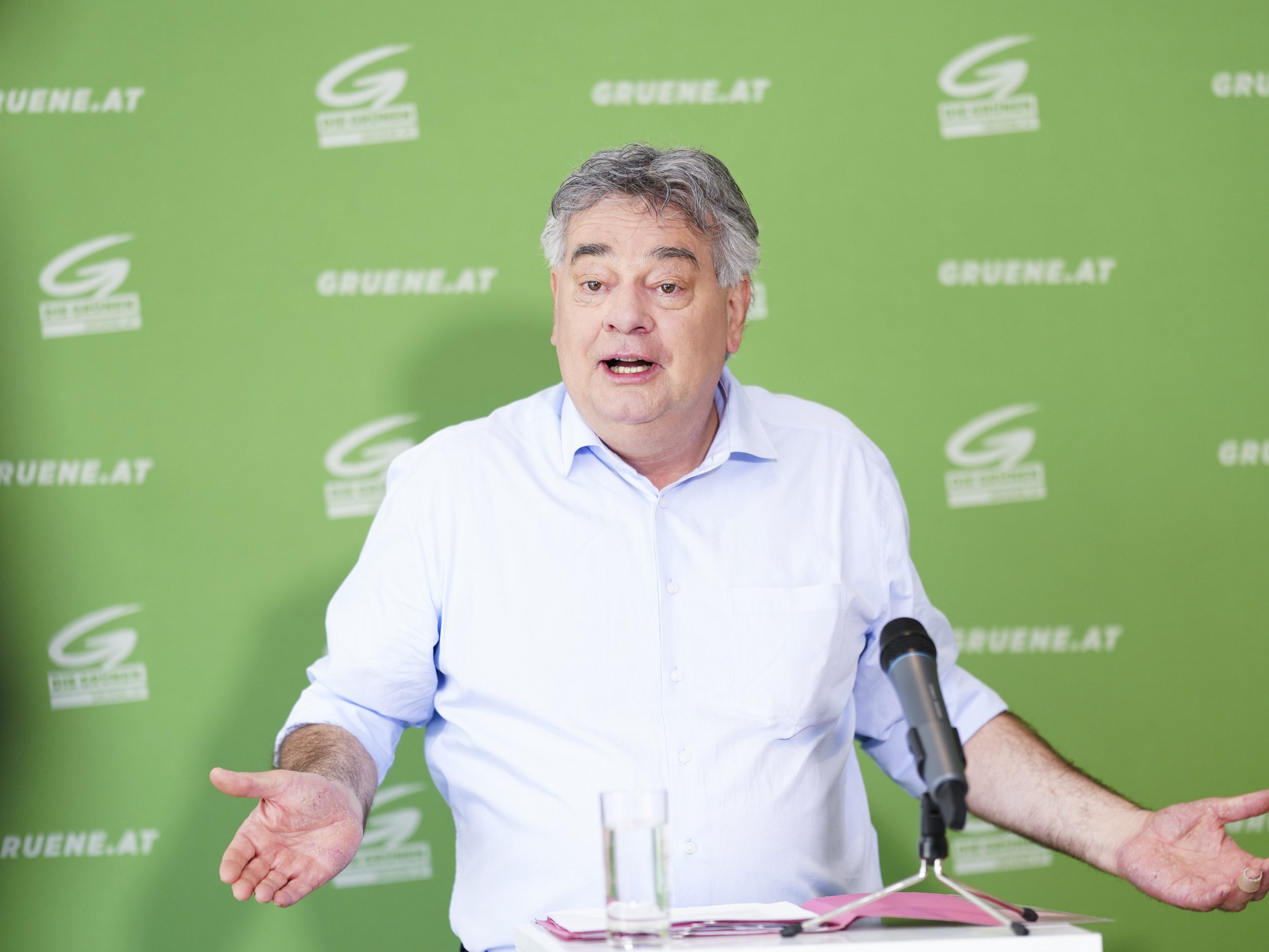 Kogler warnte vor einer rechten Mehrheit bei den EU-Wahlen 2024. Kogler warnte vor einer rechten Mehrheit bei den EU-Wahlen 2024.