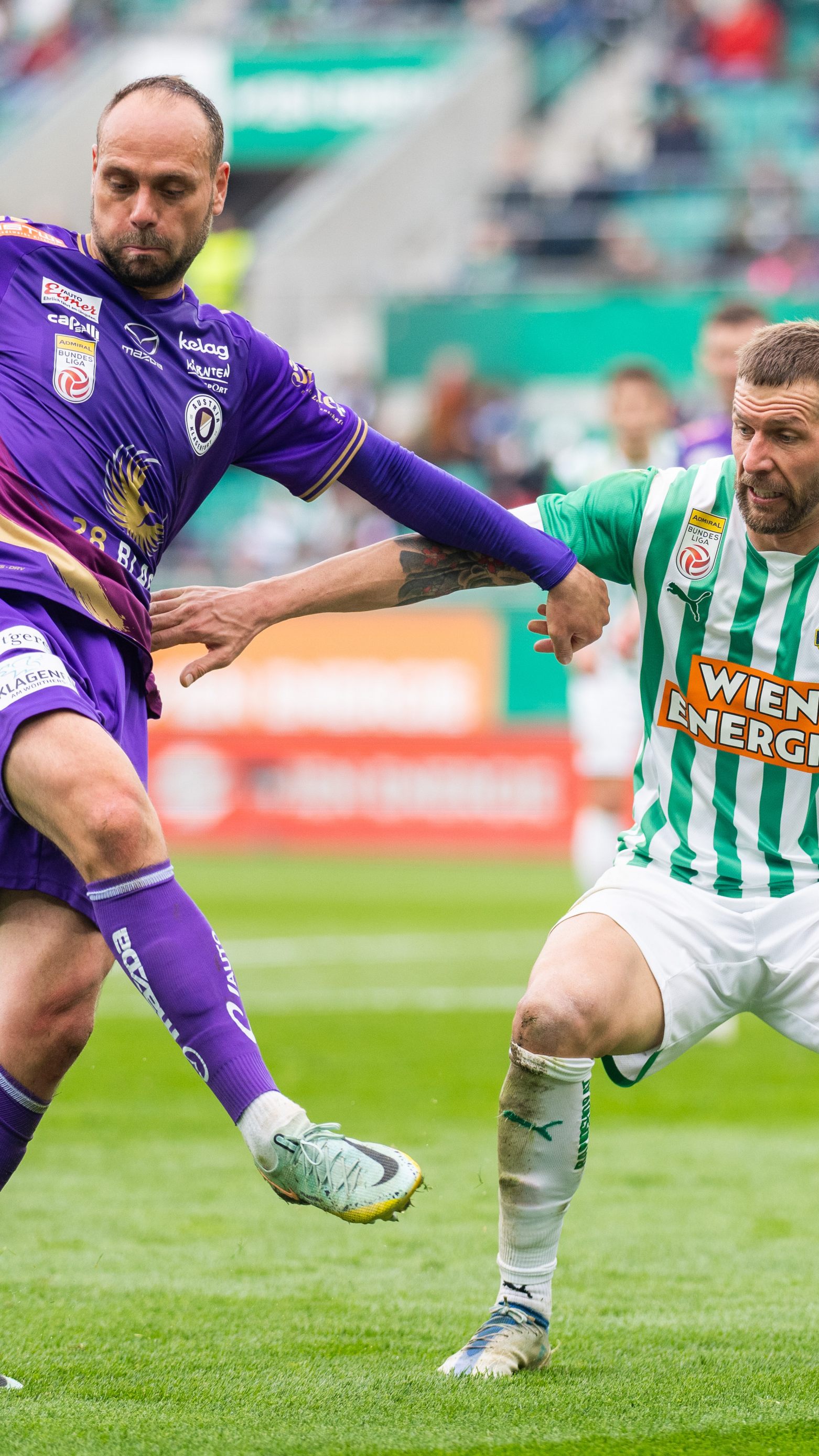 LIVE-Ticker zum Spiel Austria Klagenfurt gegen Rapid Wien ab 17.00 Uhr.
