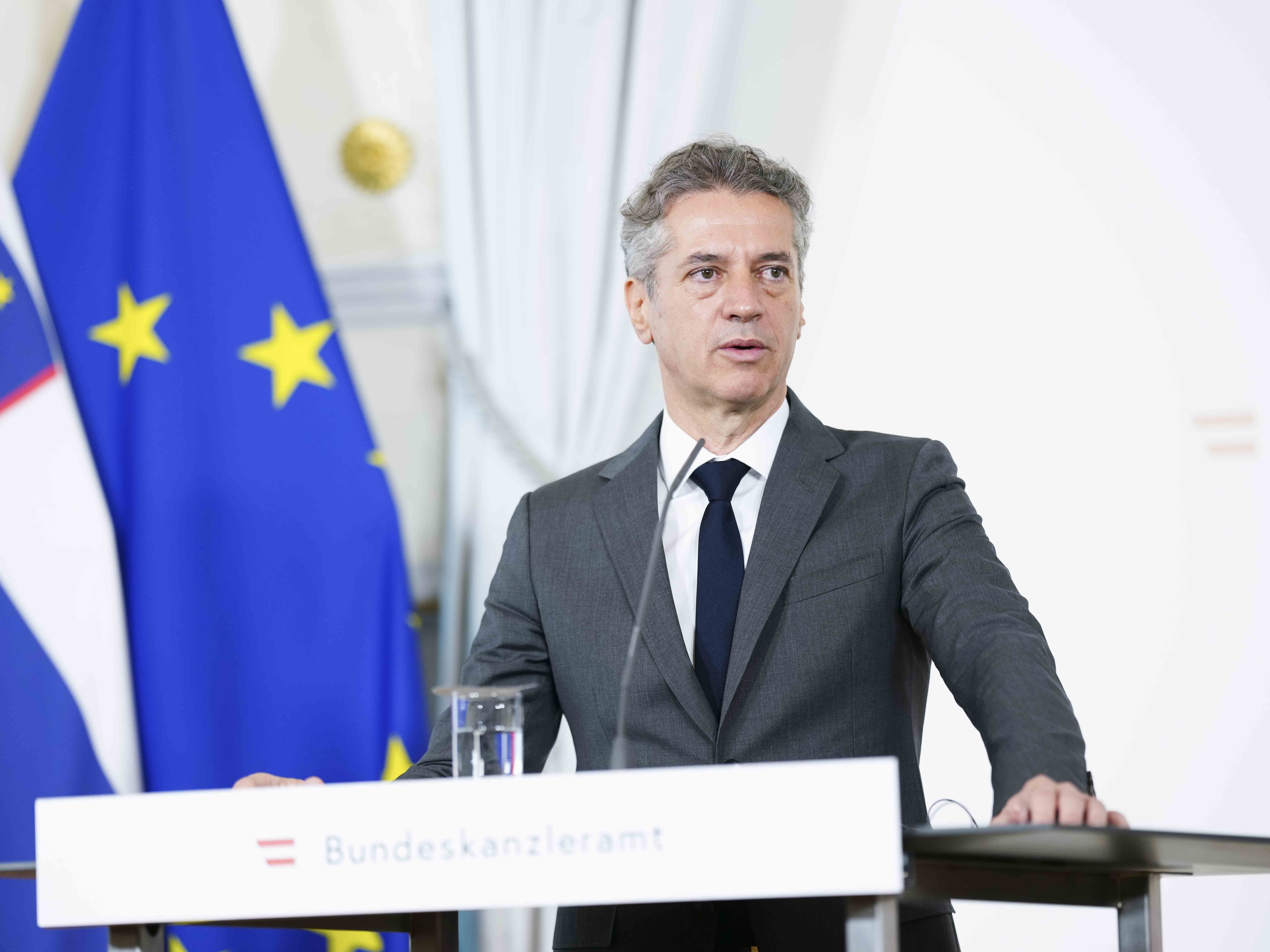 Sloweniens Premier Golob hofft auf österreichisches Geld für die AKW-Erweiterung. Sloweniens Premier Golob hofft auf österreichisches Geld für die AKW-Erweiterung.