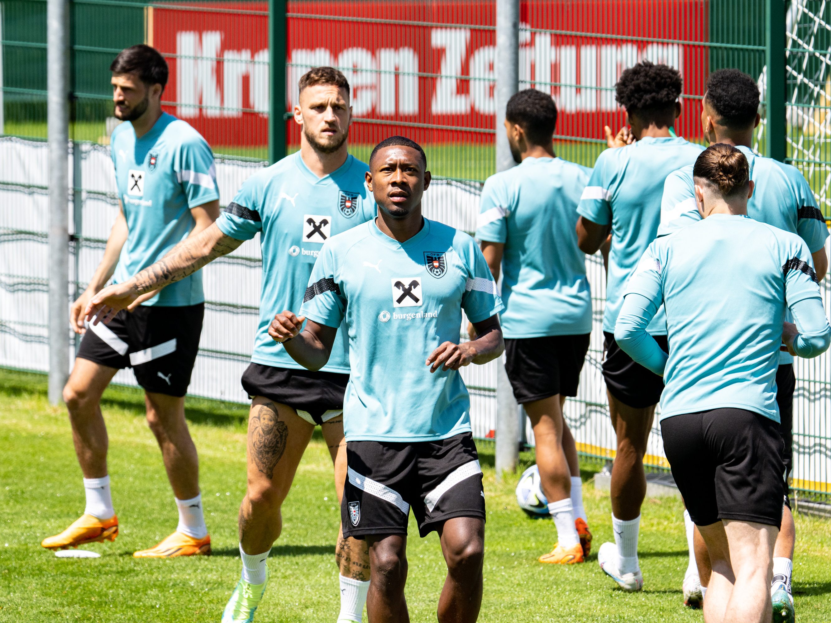 Das ÖFB-Team trifft am Samstagabend auf die Mannschaft aus Belgien. Das ÖFB-Team trifft am Samstagabend auf die Mannschaft aus Belgien.