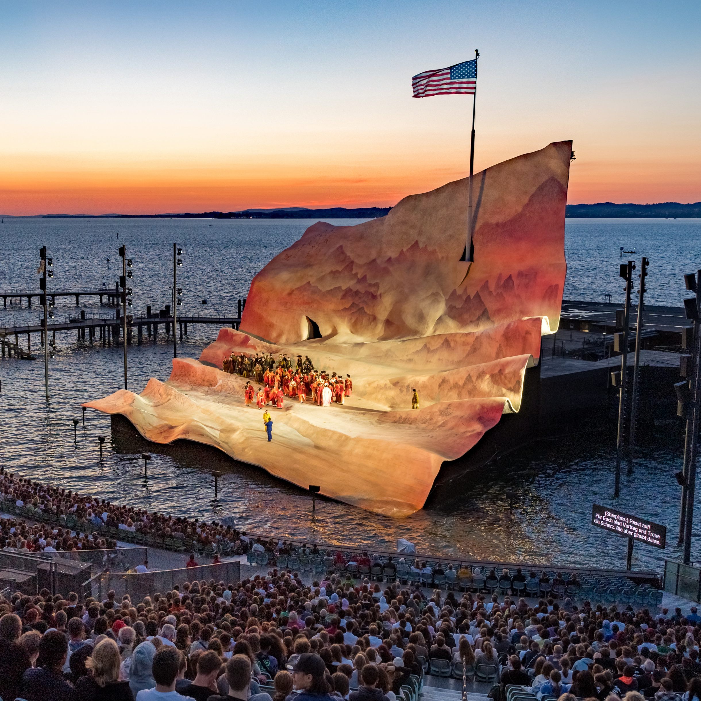 "Madame Butterfly" auf der Bregenzer Seebühne.