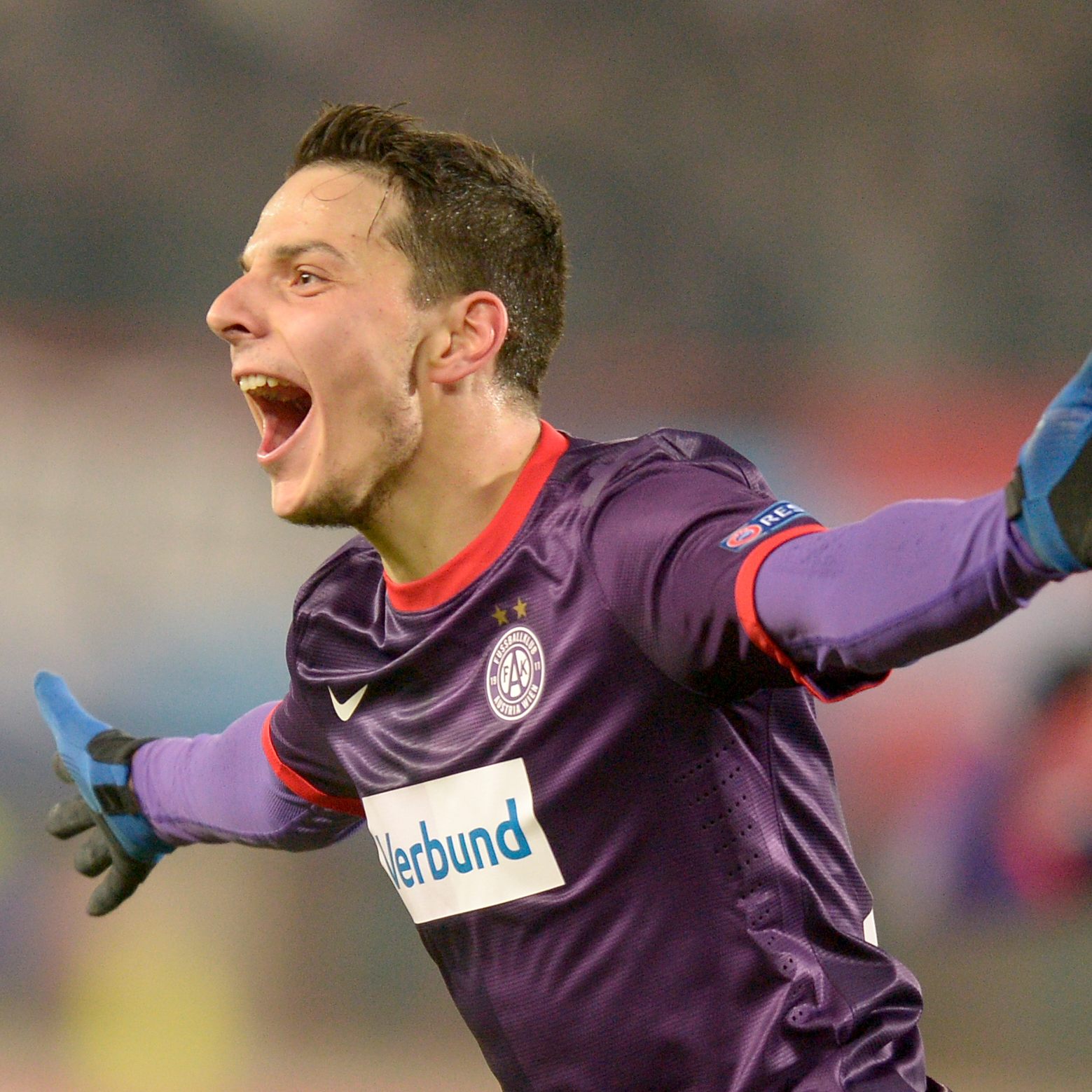 Mit der Wiener Austria wurde Hosiner Meister und Torschützenkönig.