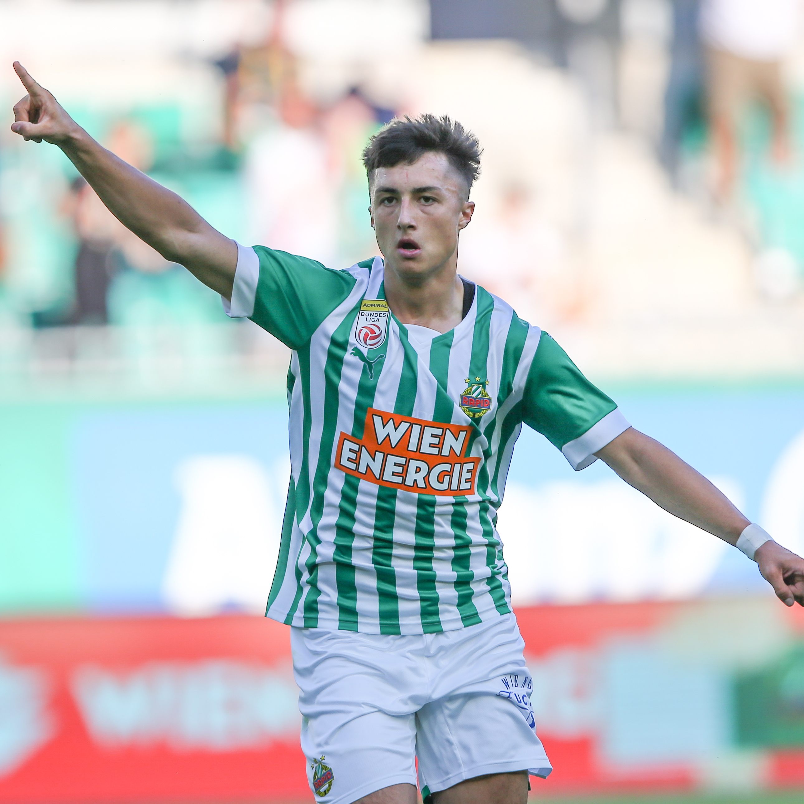 Zimmermann erzielte bereits mehrere Tore für Rapid Wien.