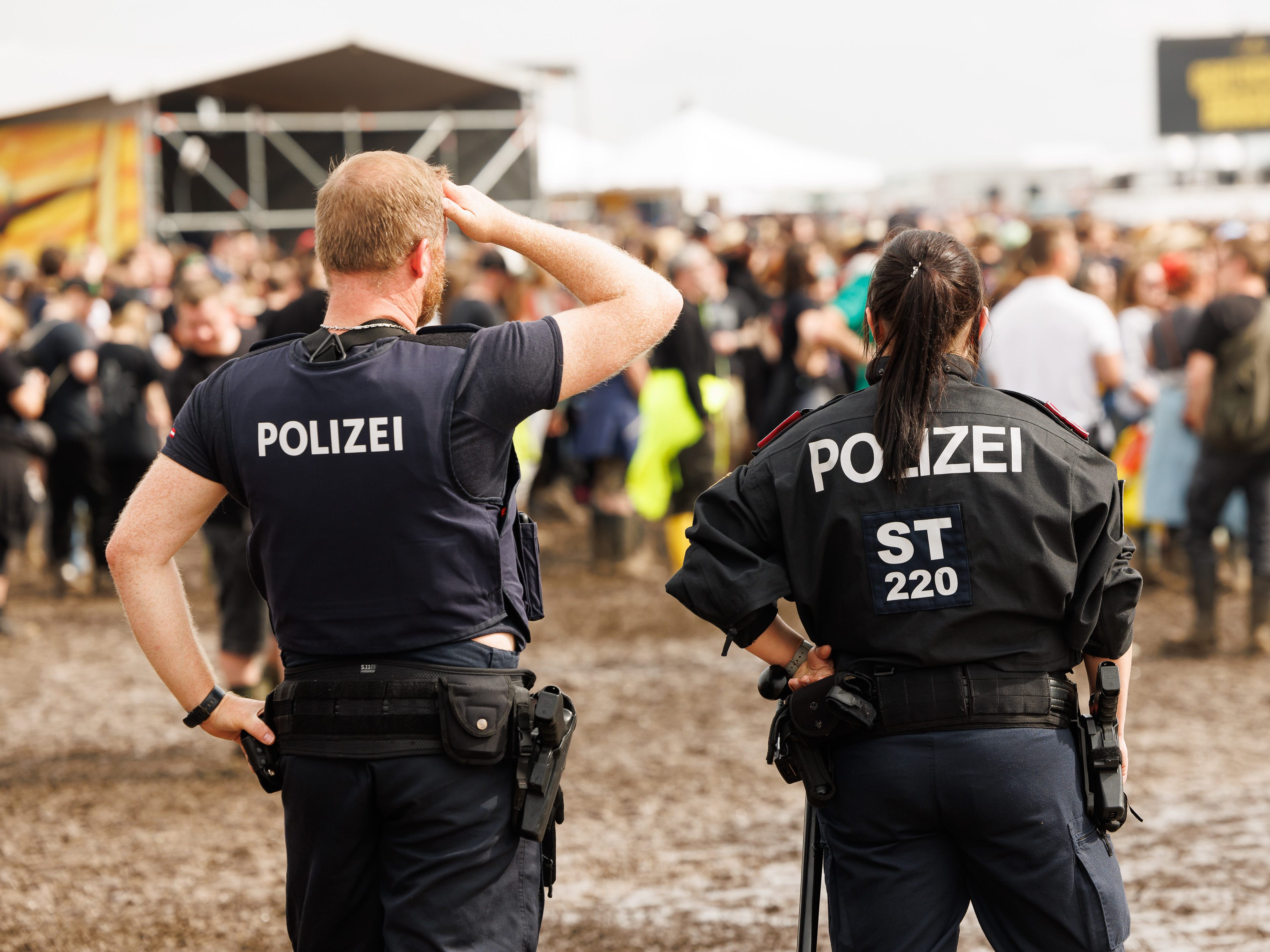 Die Polizei zieht nach dem Festival-Ende eine positive Bilanz. Die Polizei zieht nach dem Festival-Ende eine positive Bilanz.