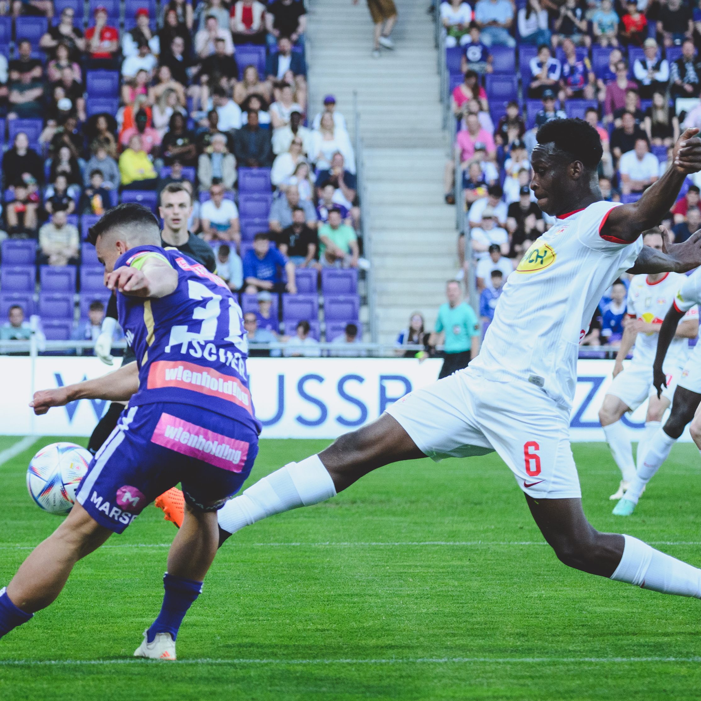 Die Wiener Austria spielte 1:1 gegen Salzburg.