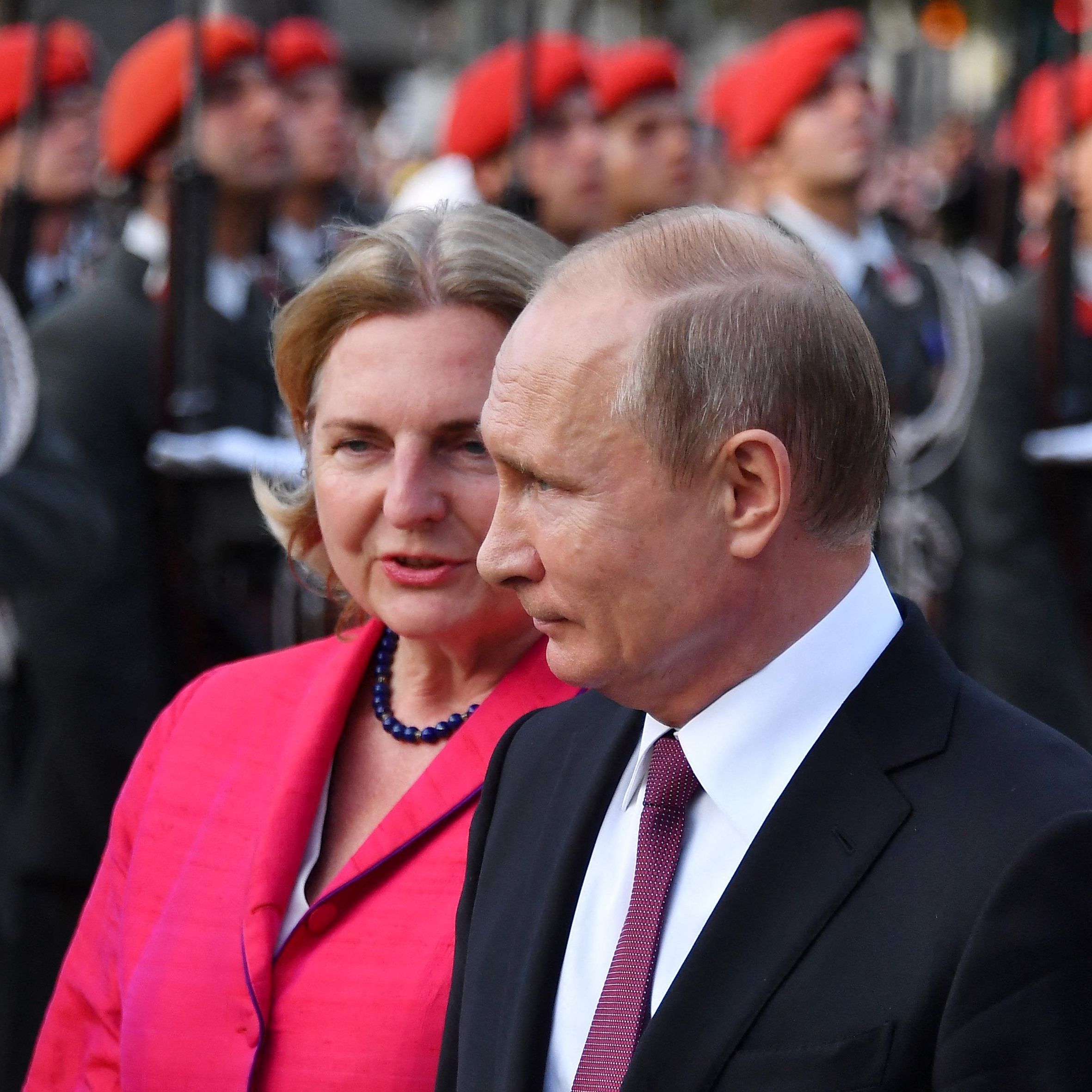 Die Ex-FPÖ-Politikerin Karin Kneissl legte drei Auftritte in St. Petersburg hin.