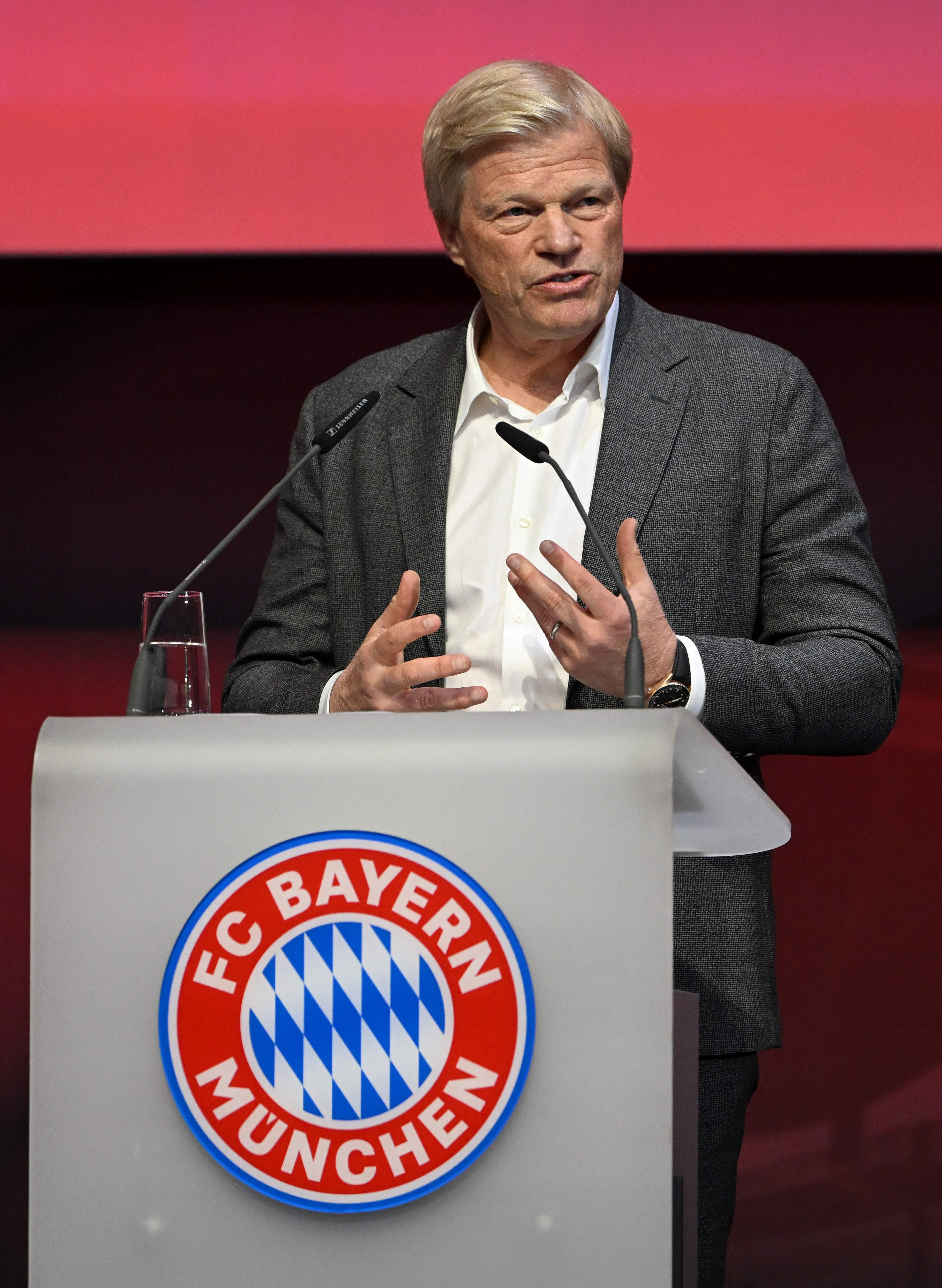 Erst kürzlich wurde Oliver Kahn vom Deutschen Meister entlassen.