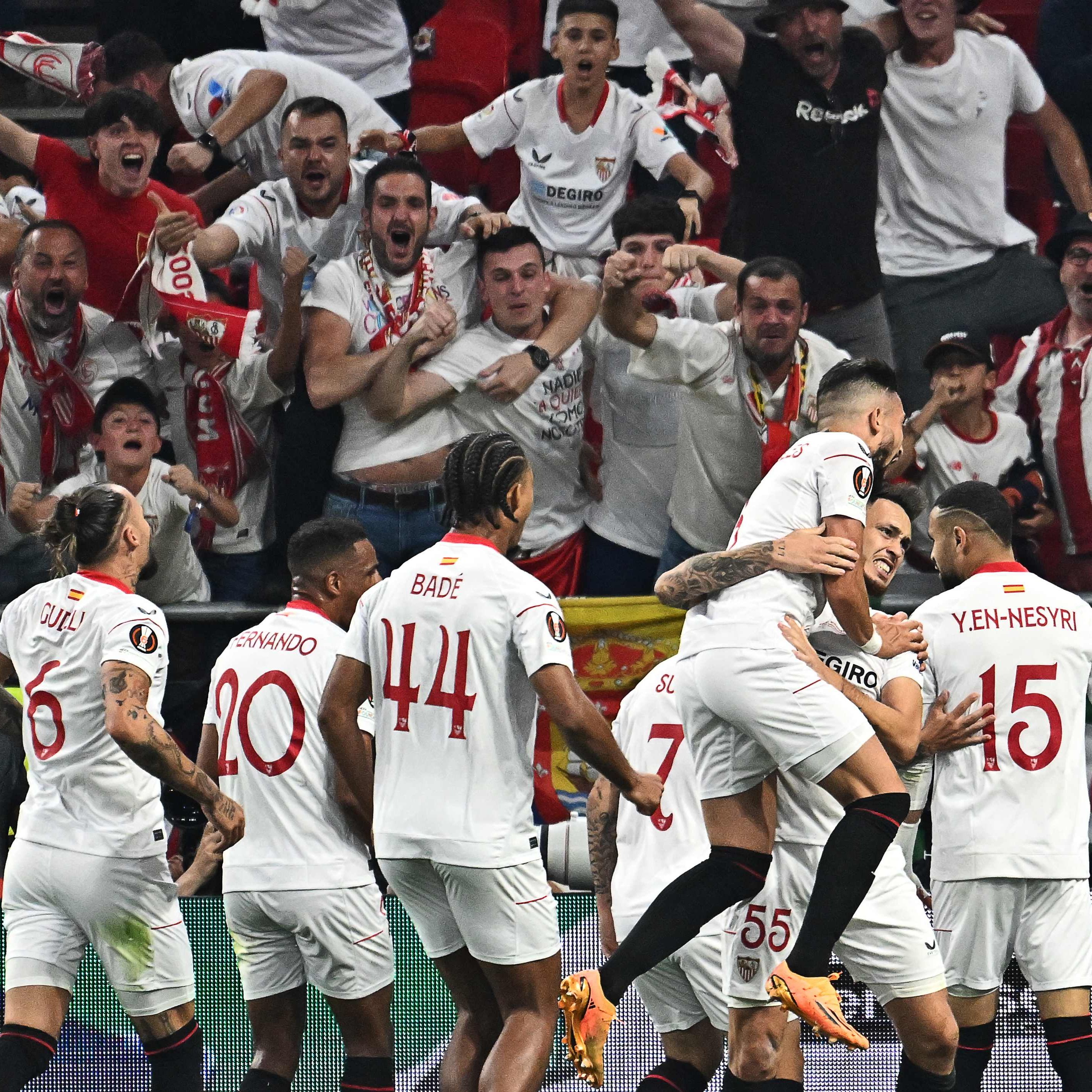 Der FC Sevilla jubelte einmal mehr über den Sieg in der Europa League.