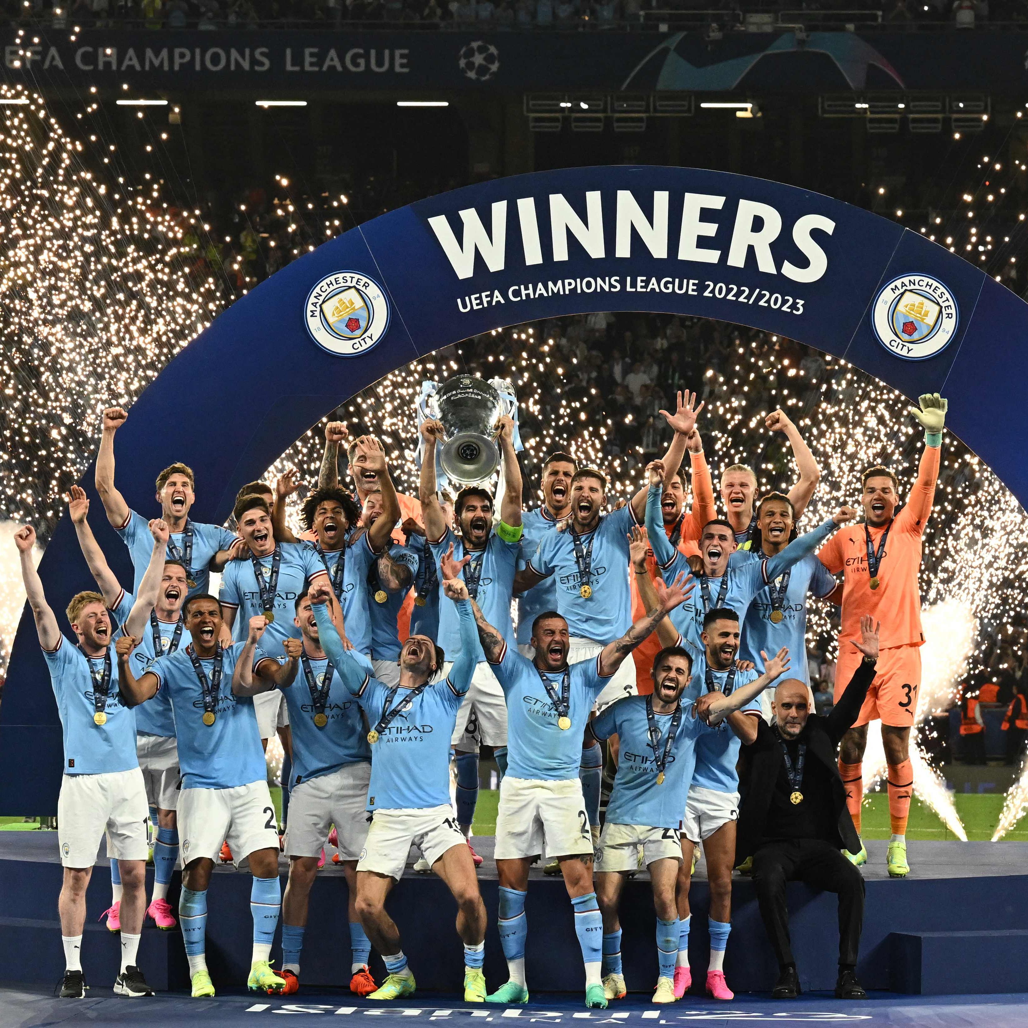 Manchester City bezwang im Champions-League-Finale Inter Mailand.