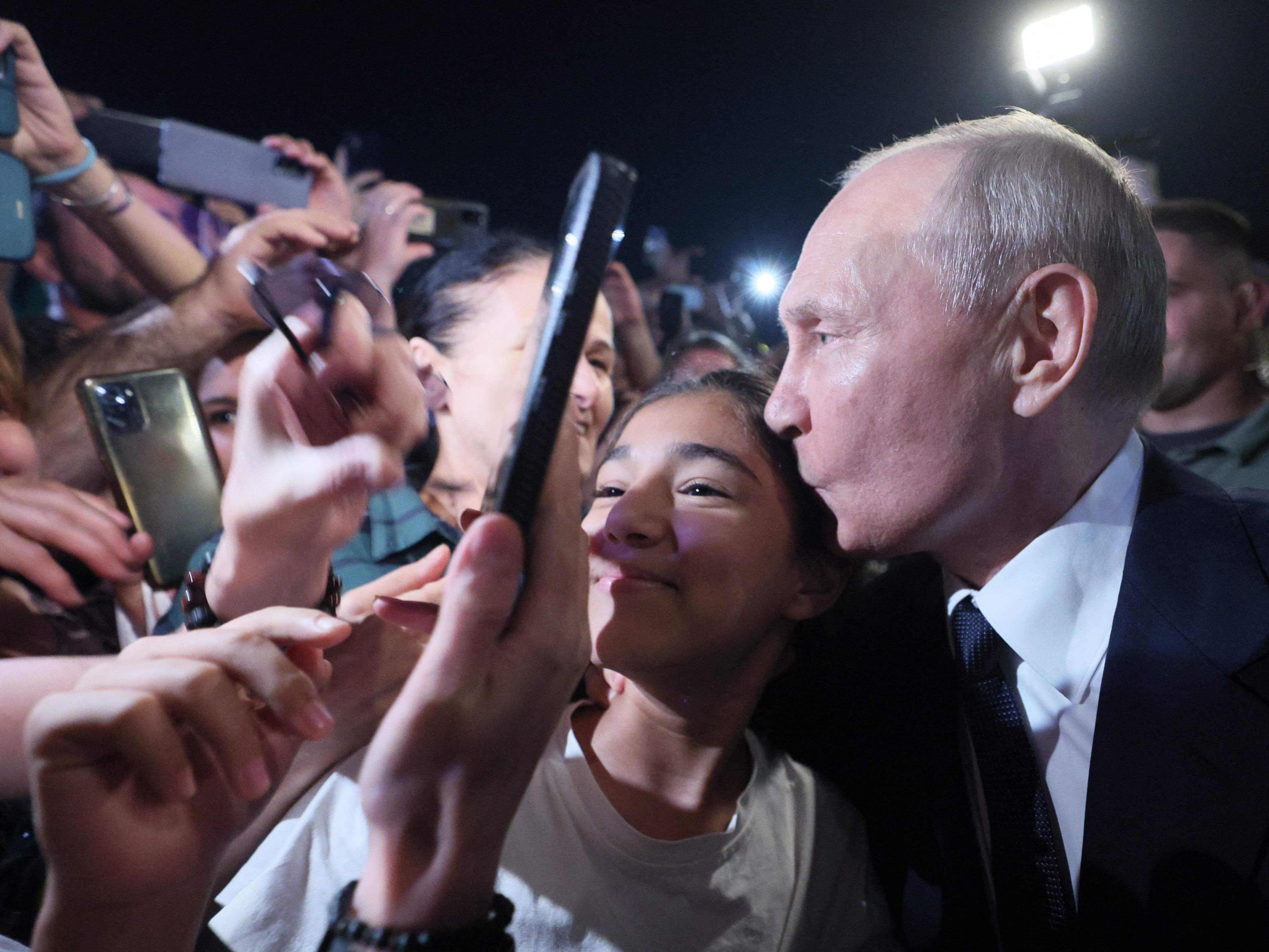 Ungewohnte Bilder vom russischen Präsidenten Ungewohnte Bilder vom russischen Präsidenten