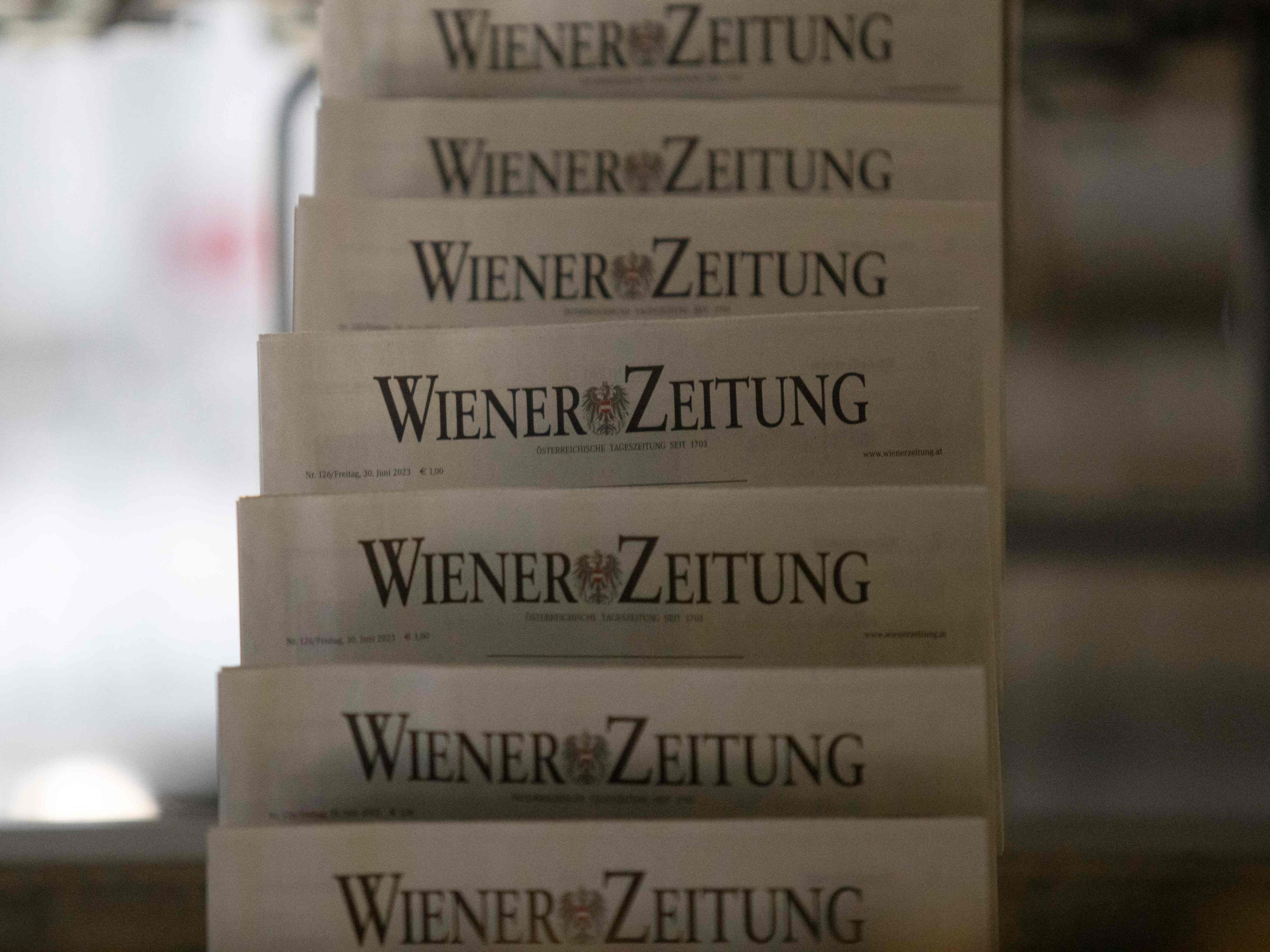 Die letzte Ausgabe der "Wiener Zeitung" wird am Freitag verkauft.