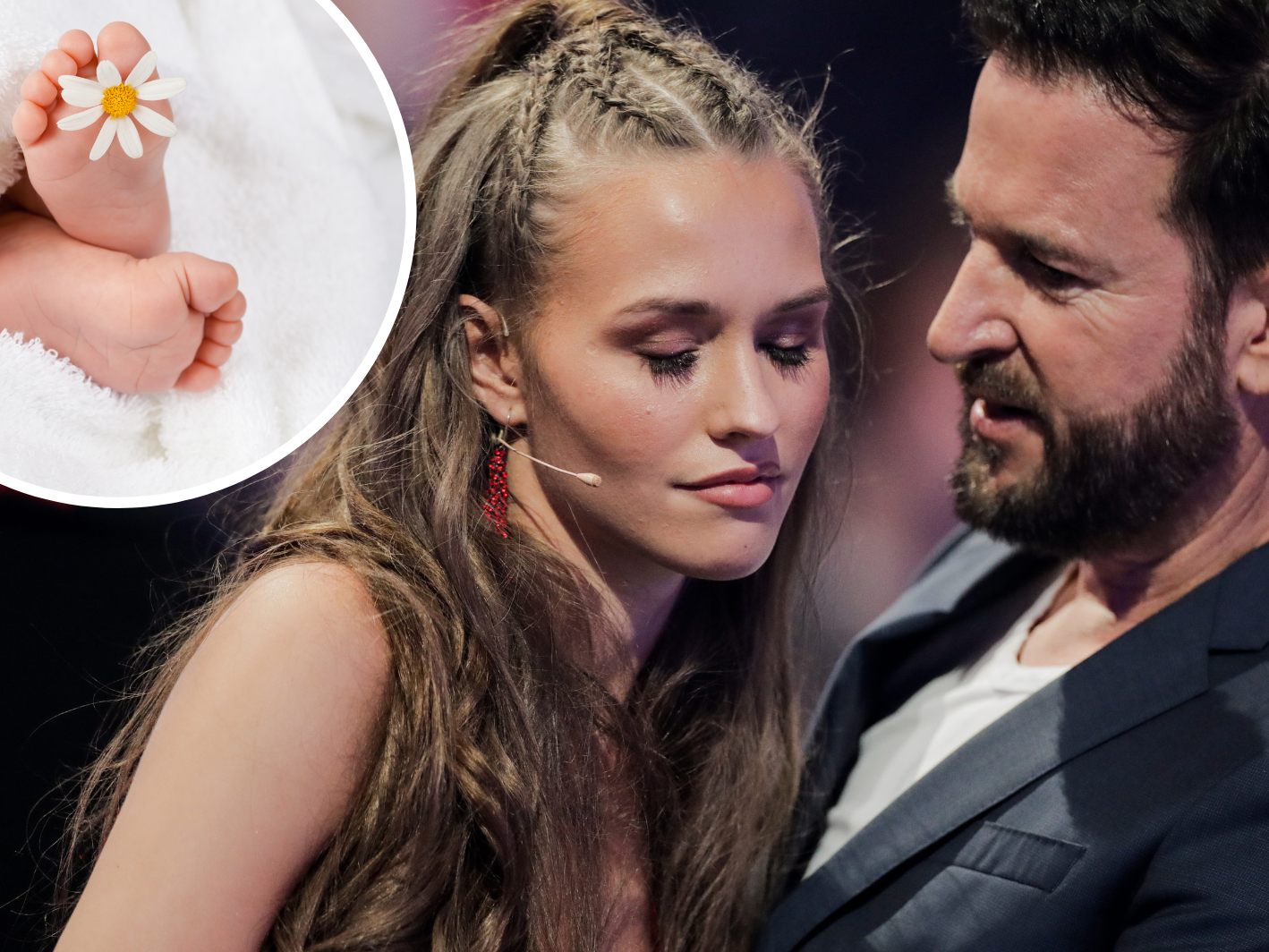 Michael Wendler und Laura Müller im Babyglück. Michael Wendler und Laura Müller im Babyglück.