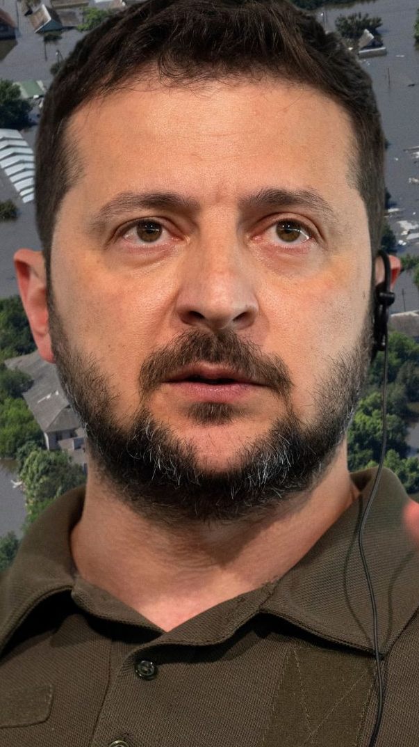 Das Gebiet Cherson ist unter Wasser.