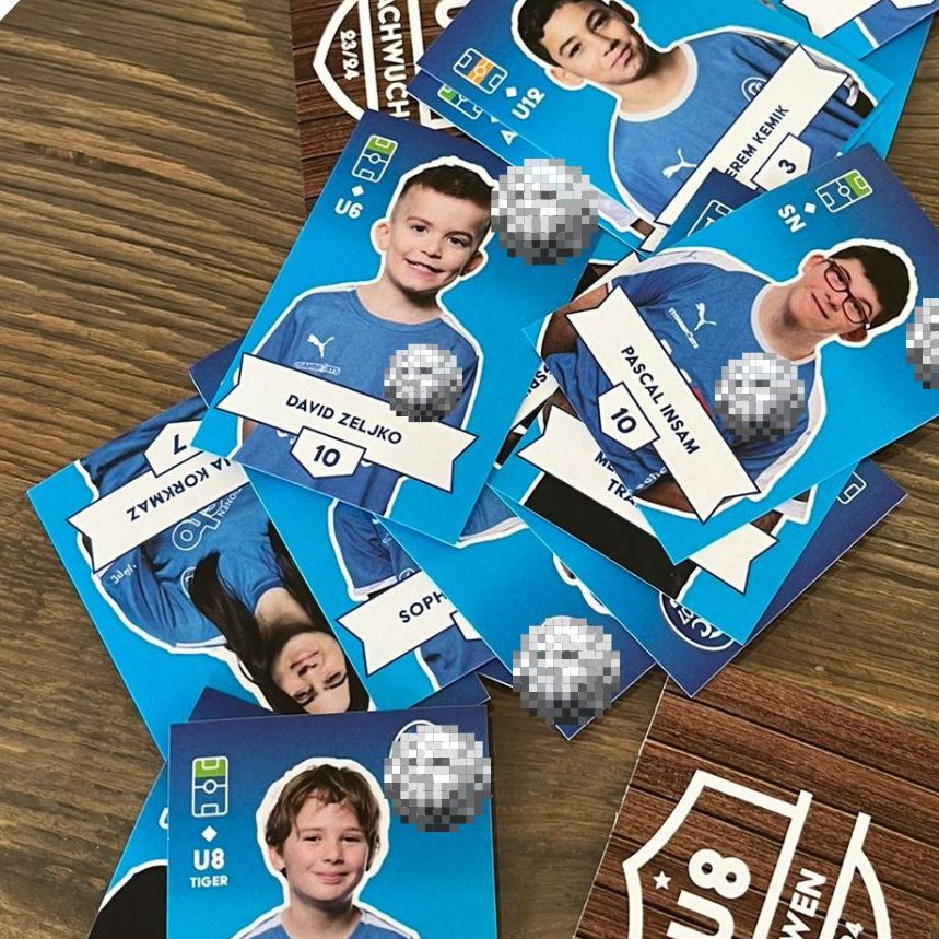 Ein Verein hat jetzt ein eigenes Sammel-Album mit Stickern.